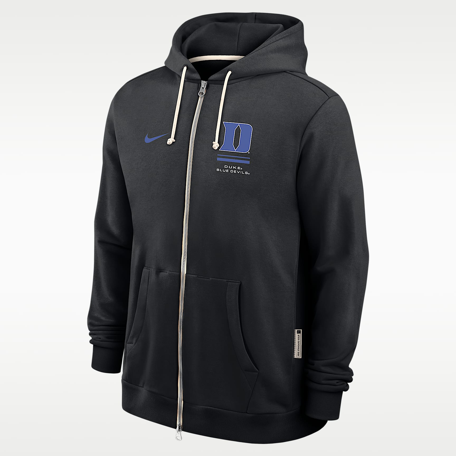 Duke Sideline Standard Issue Men's Nike Dri-FIT College Full-Zip Hoodie