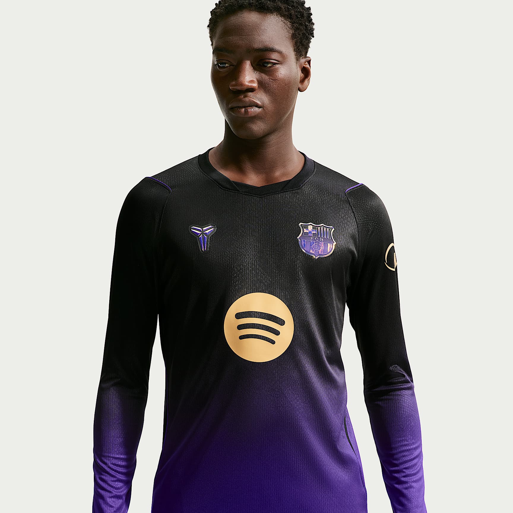 F.C. Barcelona 2026/27 Stadium Away Men's Kobe Dri-FIT Football Long-Sleeve Replica Jersey
