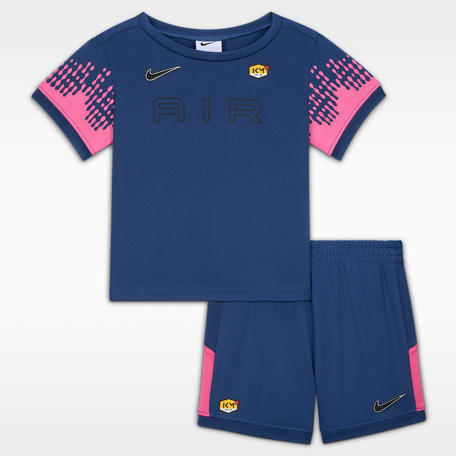 Dwuczęściowy zestaw ze spodenkami dla niemowląt (12–24 M) Dri-FIT ACD25 Kylian Mbappé