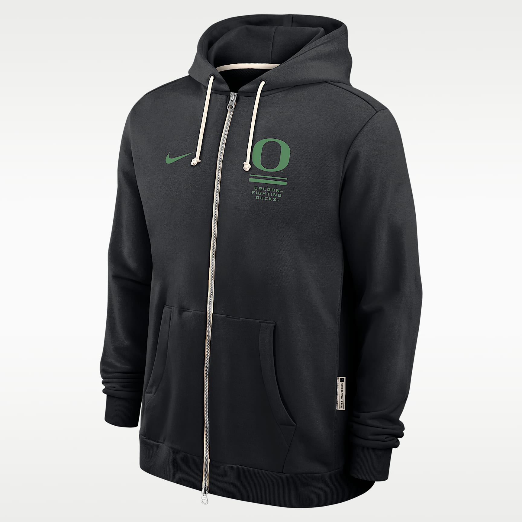 Sudadera con gorro universitaria Nike Dri-FIT de cierre completo para hombre Oregon Sideline Standard Issue