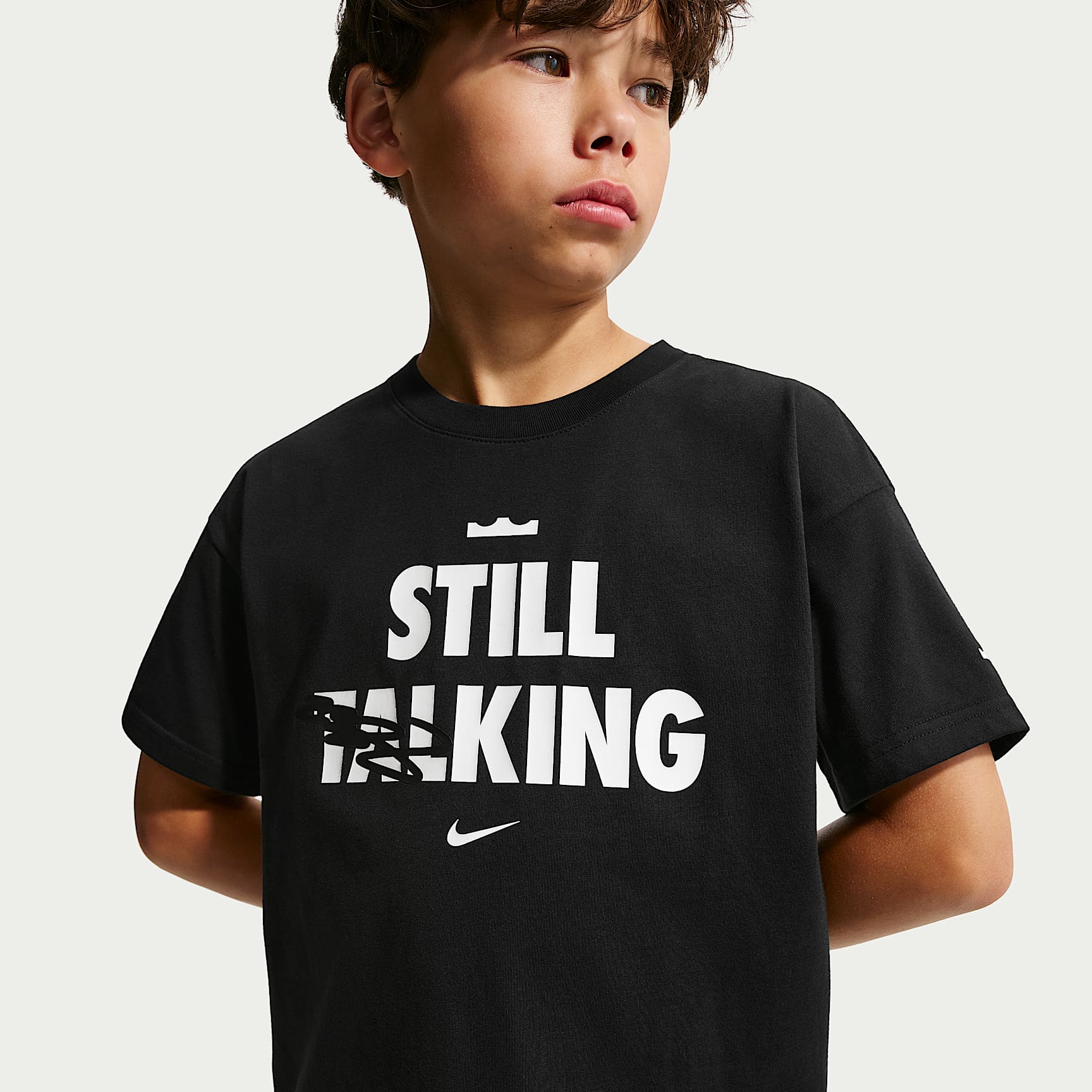Playera Max90 para niños LeBron "Shut Up And Dribble"