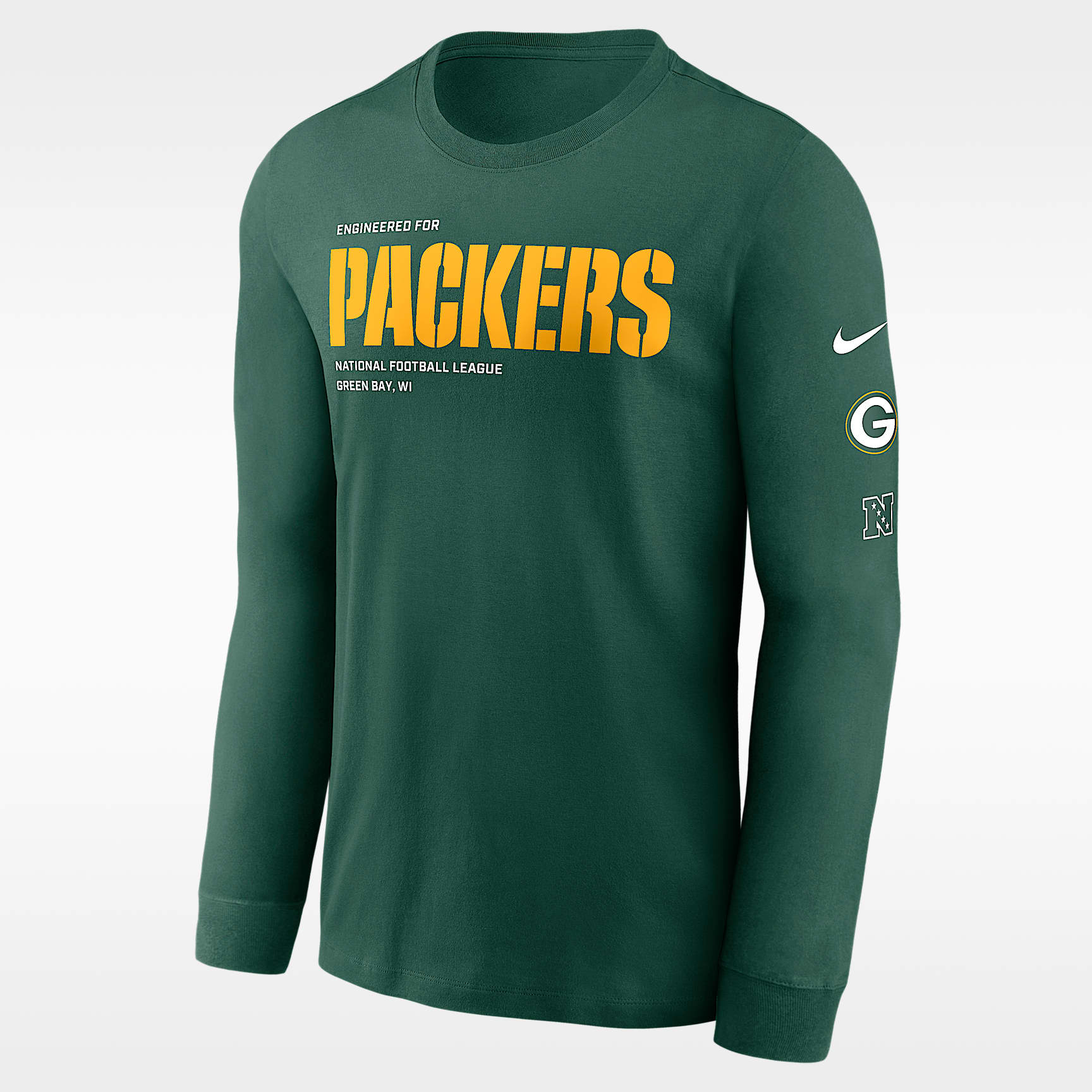 Green Bay Packers Play To Win Essential Men's Nike NFL Long-Sleeve T-Shirt