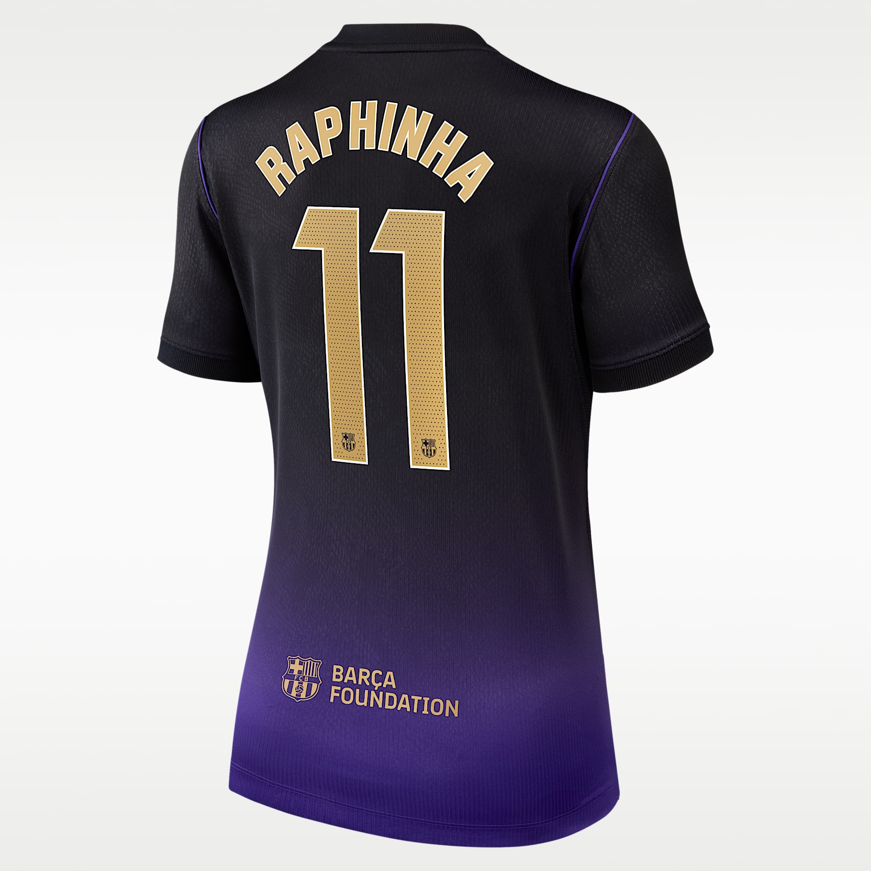 Jersey de futbol Nike Dri-FIT del Barcelona visitante 2026/27 Stadium Kobe de Raphinha para mujer