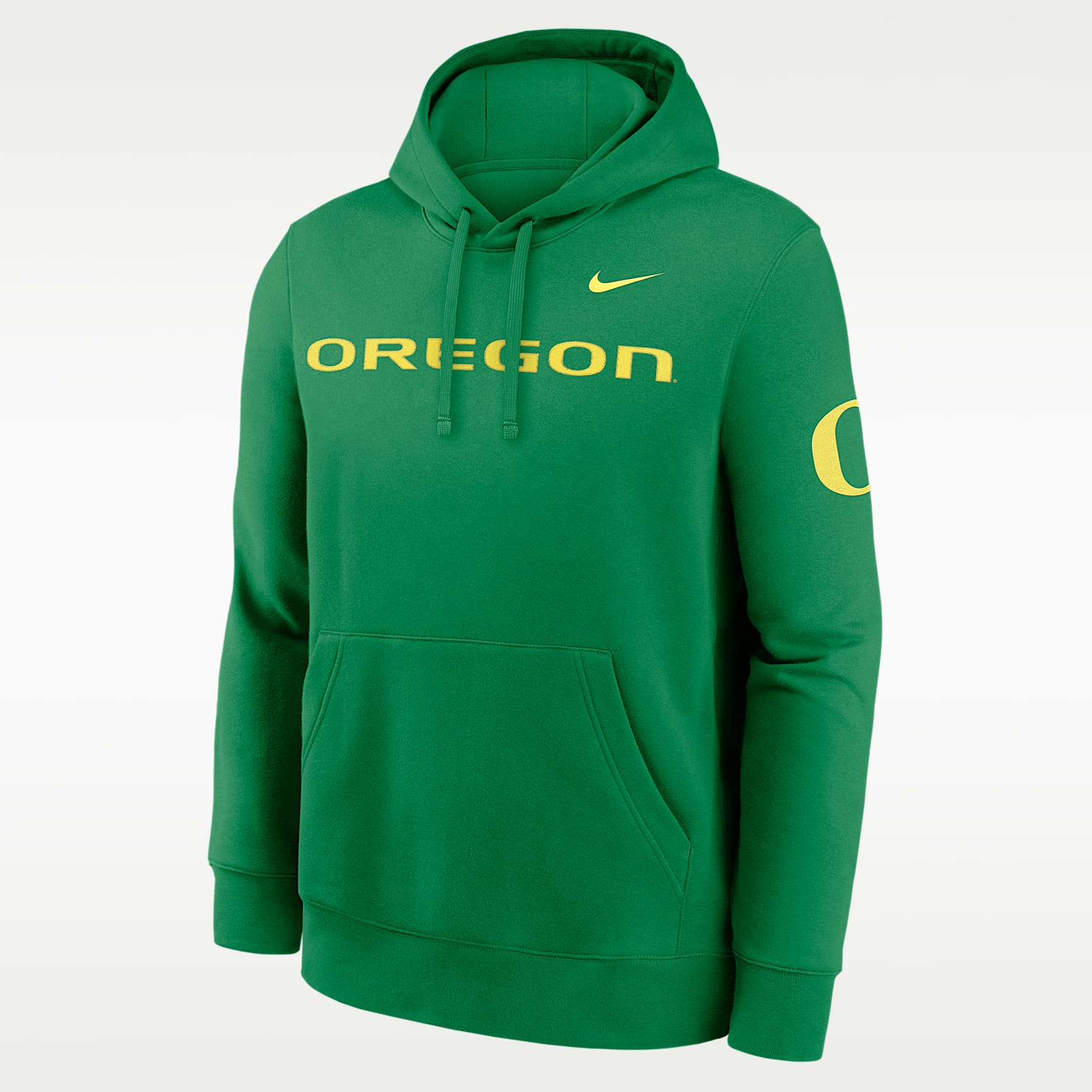 Sudadera con gorro sin cierre universitaria Nike para hombre Oregon Sideline Club