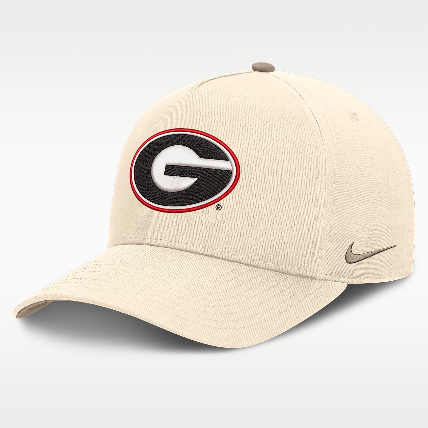 Gorra universitaria Nike Dri-FIT ajustable y con estructura A-Frame para hombre Georgia Origin of Speed Rise