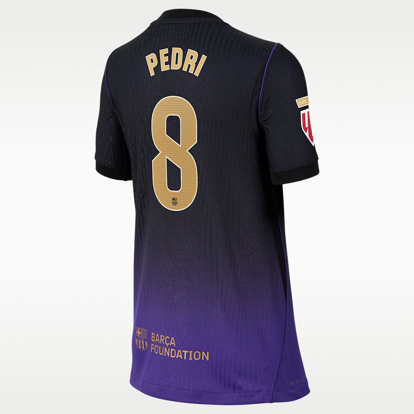 Pedri Barcelona 2026/27 Match Away Kobe Big Kids' Nike Aero-FIT Soccer Jersey
