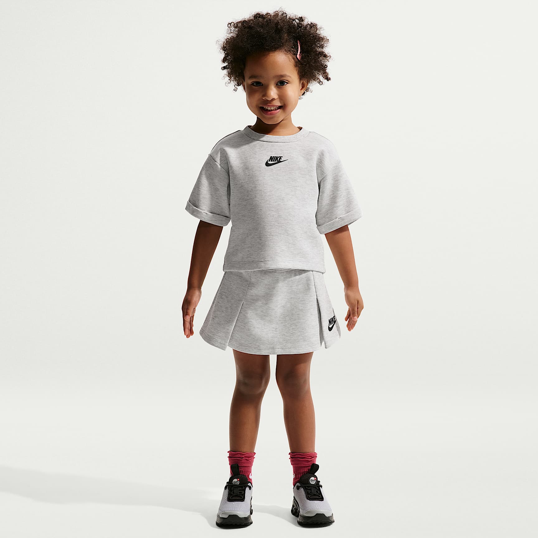 Conjunto de dos piezas de falda Tech Fleece infantil Nike