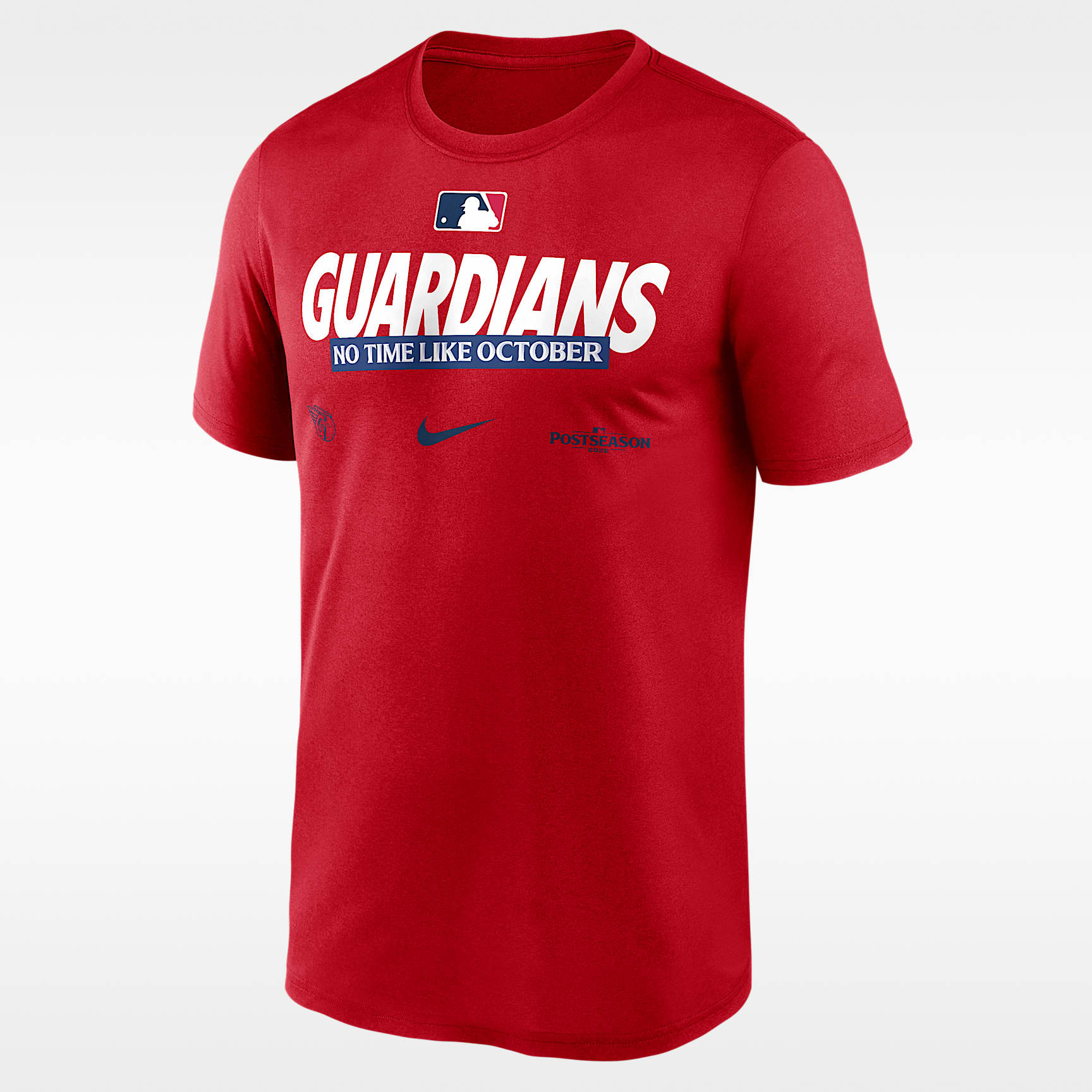 Playera Nike Dri-FIT de la MLB para hombre Cleveland Guardians 2026 Postseason Authentic Collection Legend
