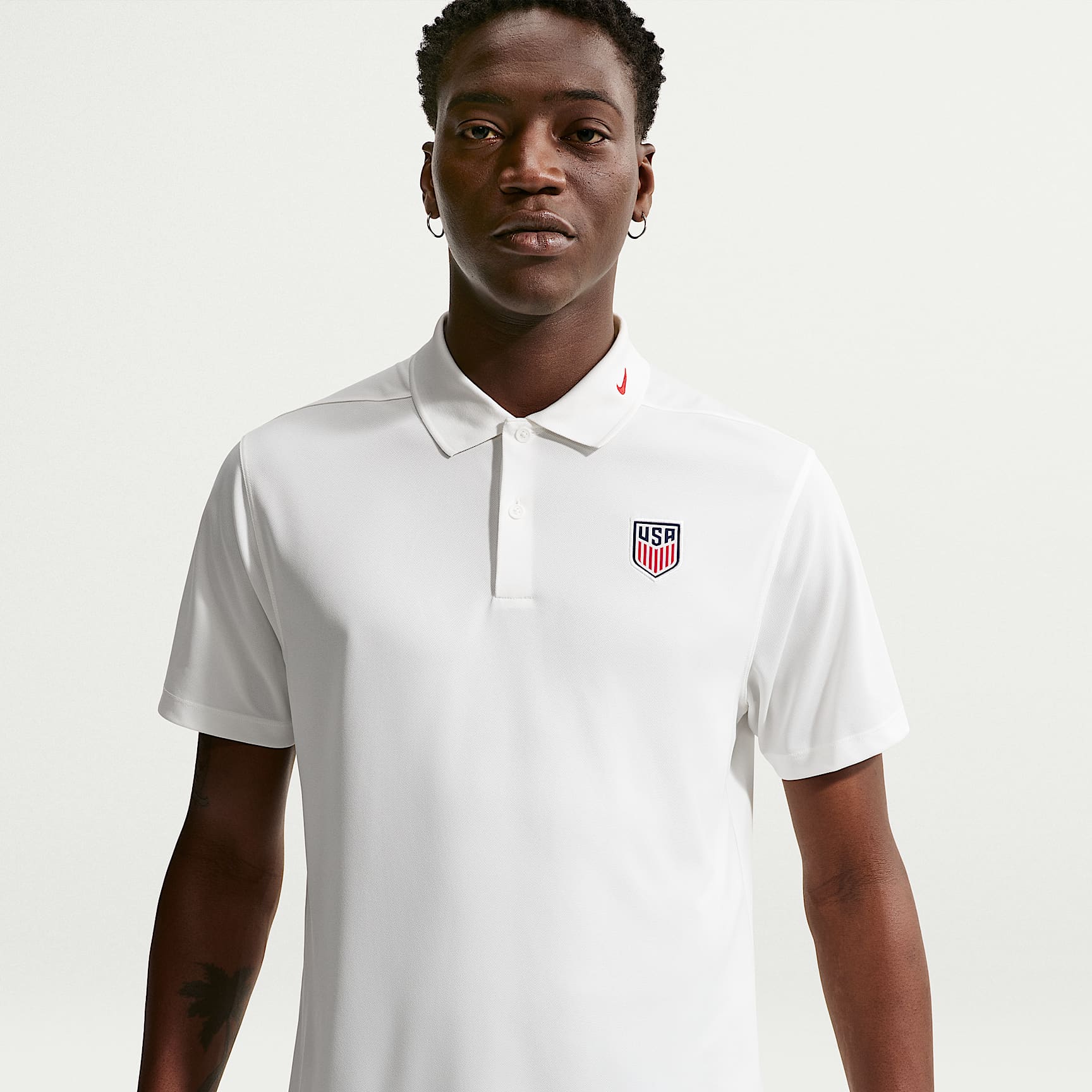 Polo de fútbol Nike Dri-FIT para hombre de la selección nacional de fútbol masculino de Estados Unidos Victory.