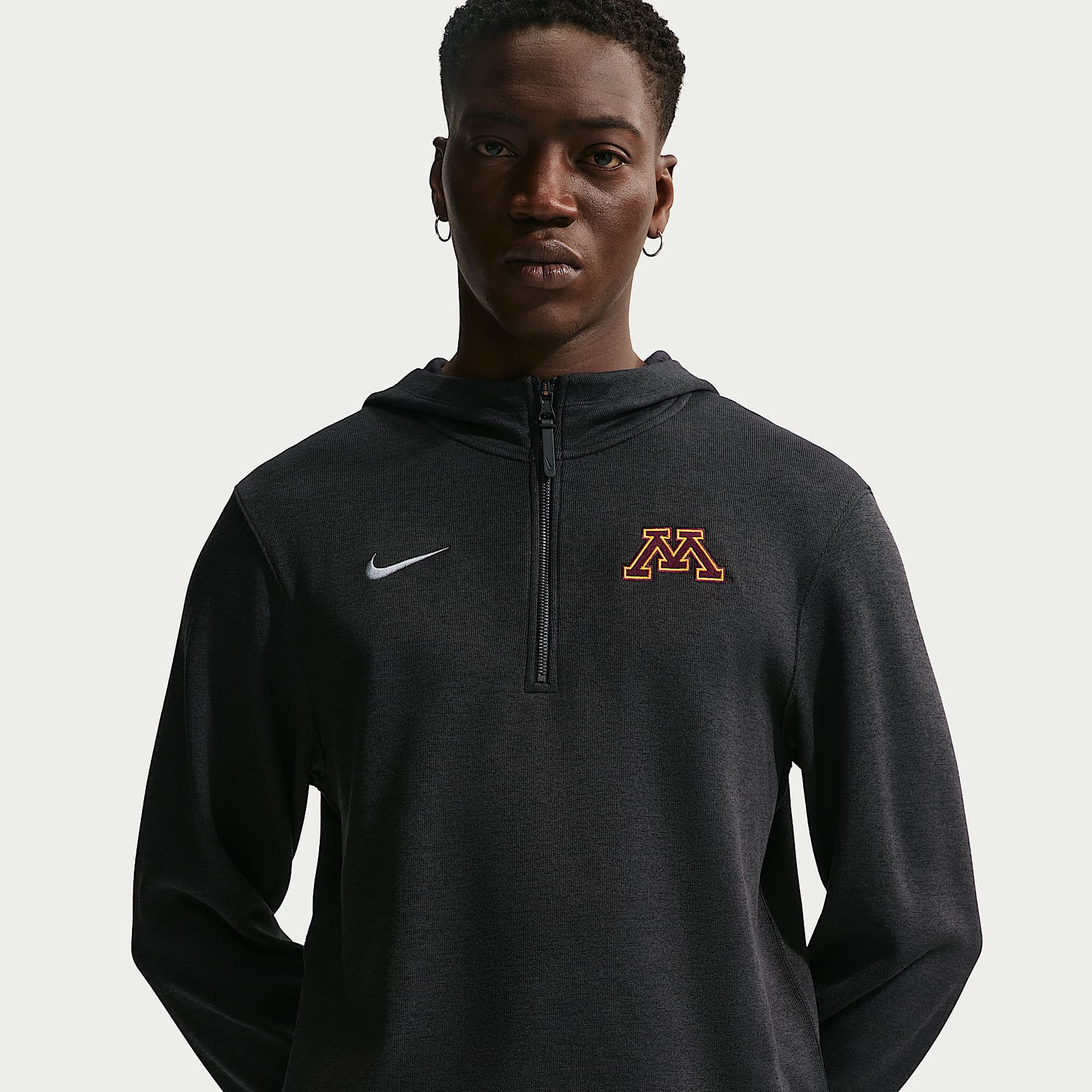 Minnesota Gophers Nike NCAA Men's Basketball Coaches' Pullover Hoodie