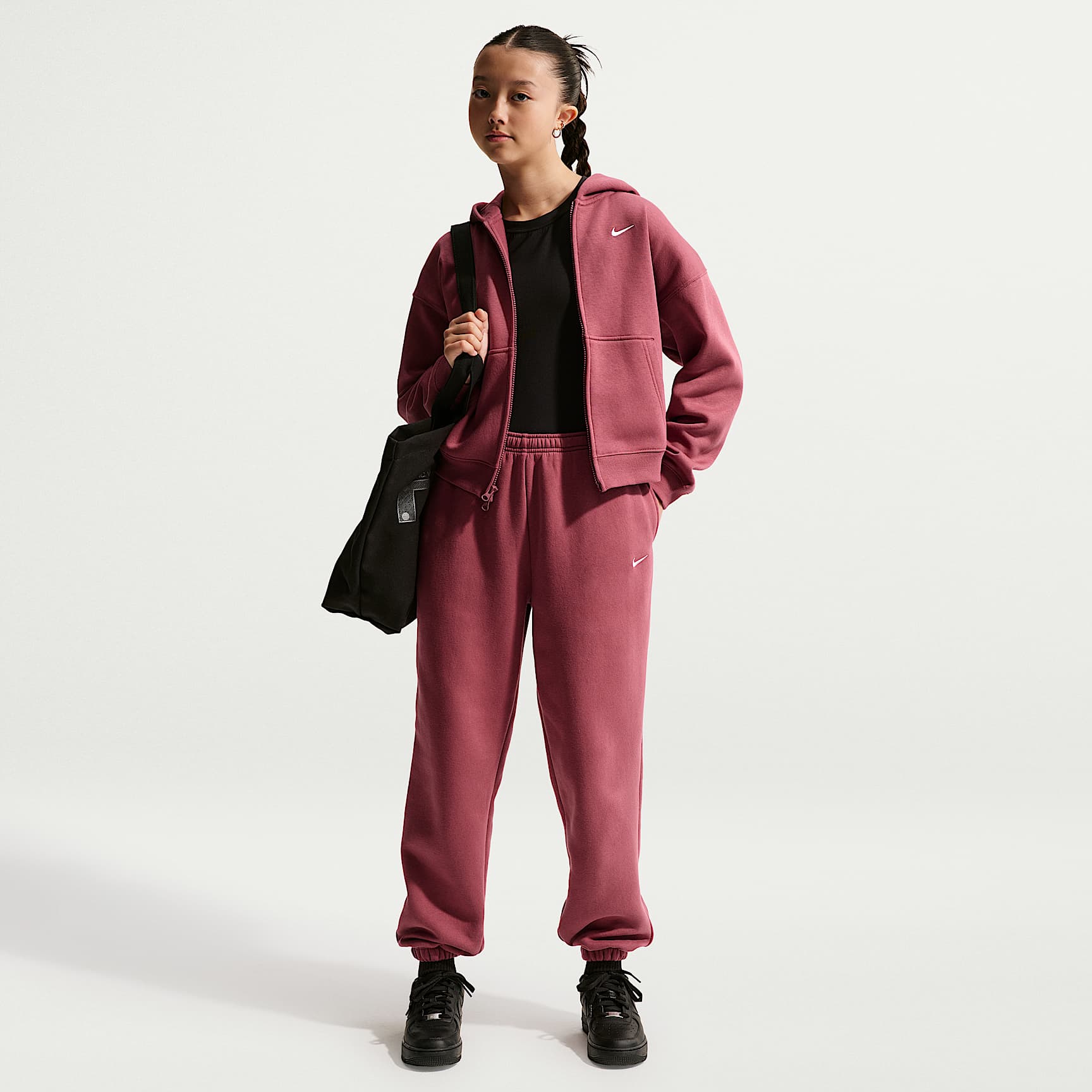 Nike Sportswear Studio Fleece Girls' Loose Pants