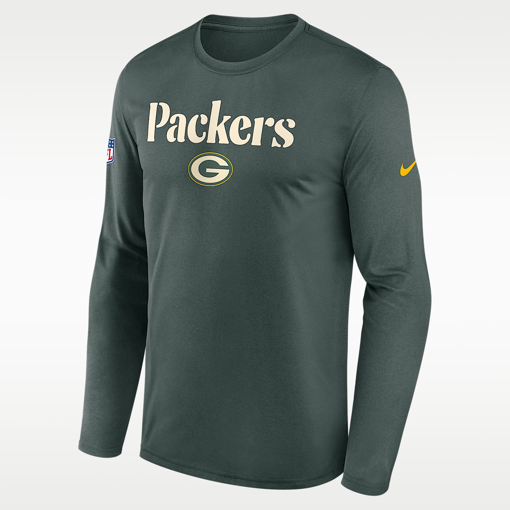 Green Bay Packers Rivalries Collection Sideline Legend Men's Nike Dri-FIT NFL Long-Sleeve T-Shirt