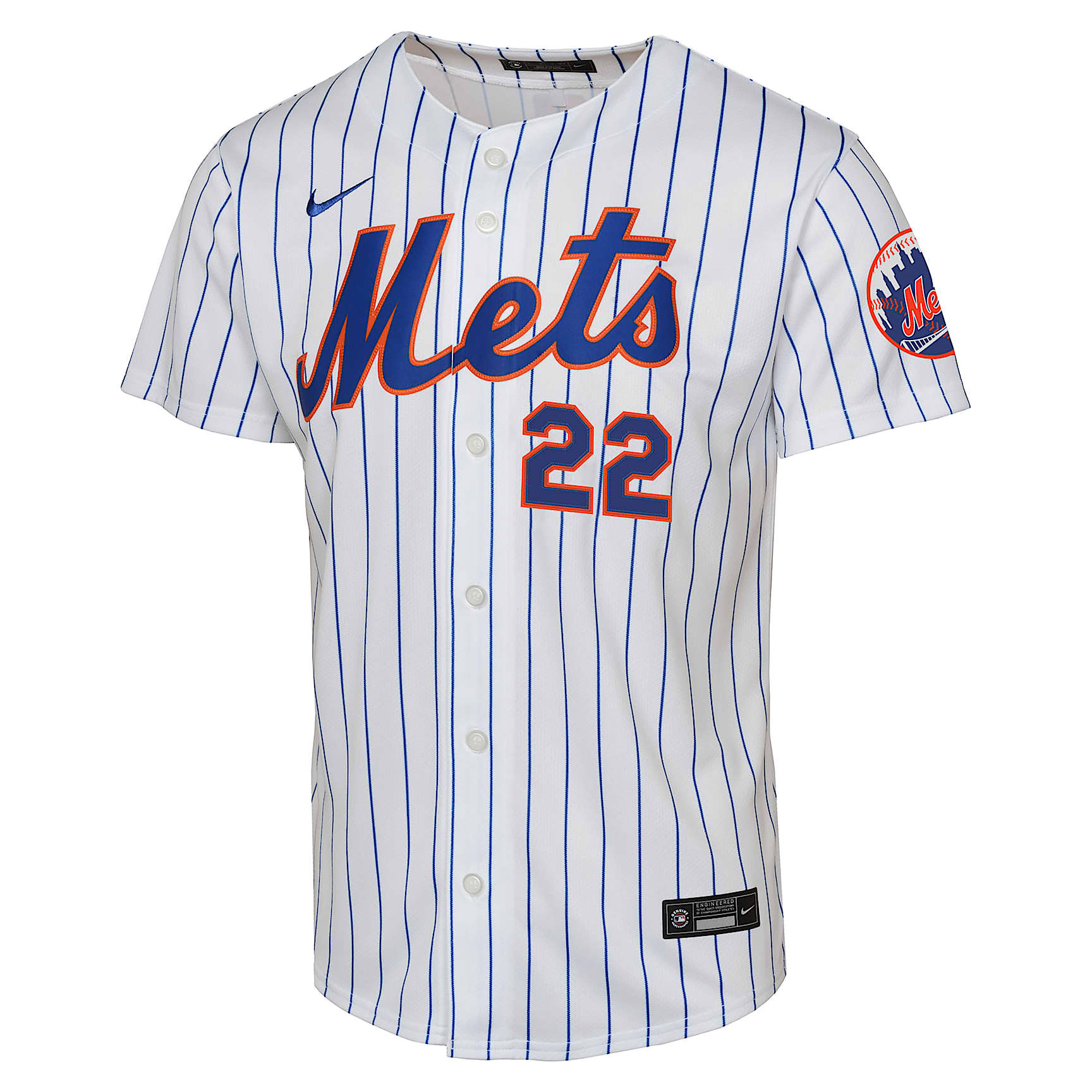 Jersey Nike Dri-FIT ADV de la MLB Limited para niños talla grande Juan Soto New York Mets