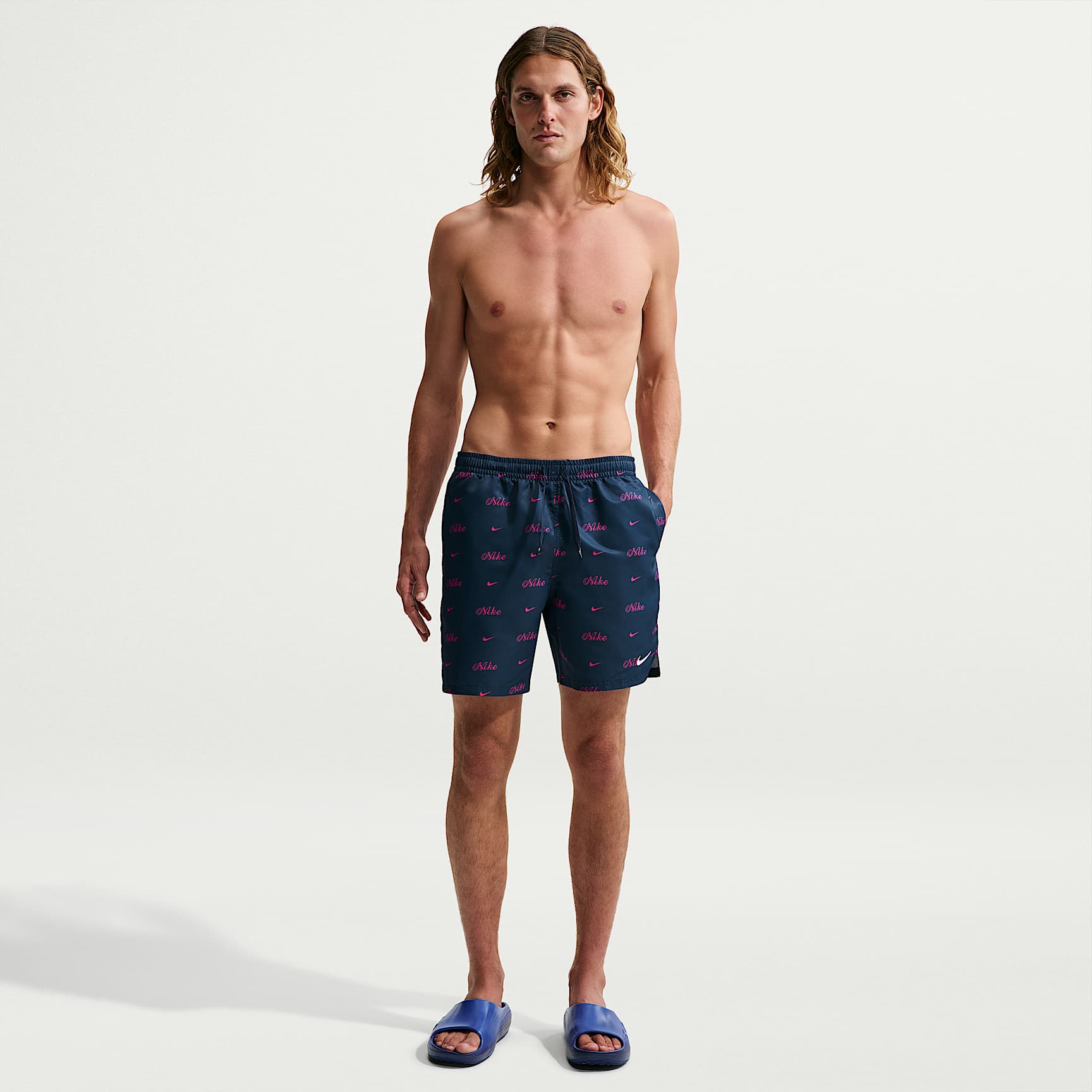 Nike Swim Breaker Men's 7" Brief-Lined Volley Short