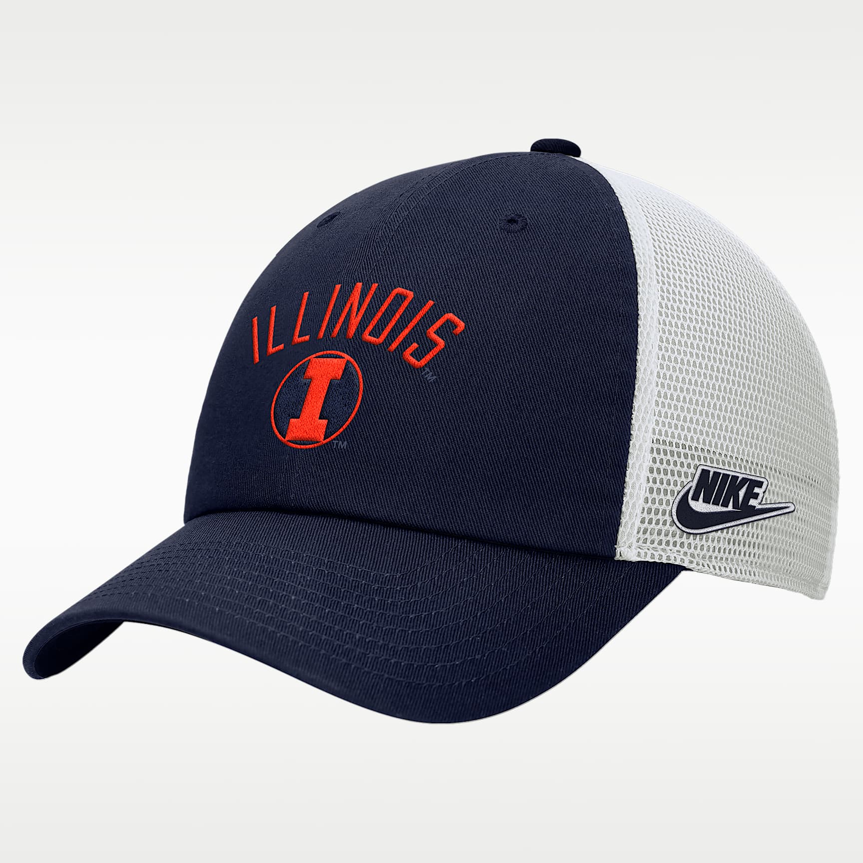 Nike College (Illinois) Unstructured Trucker Cap