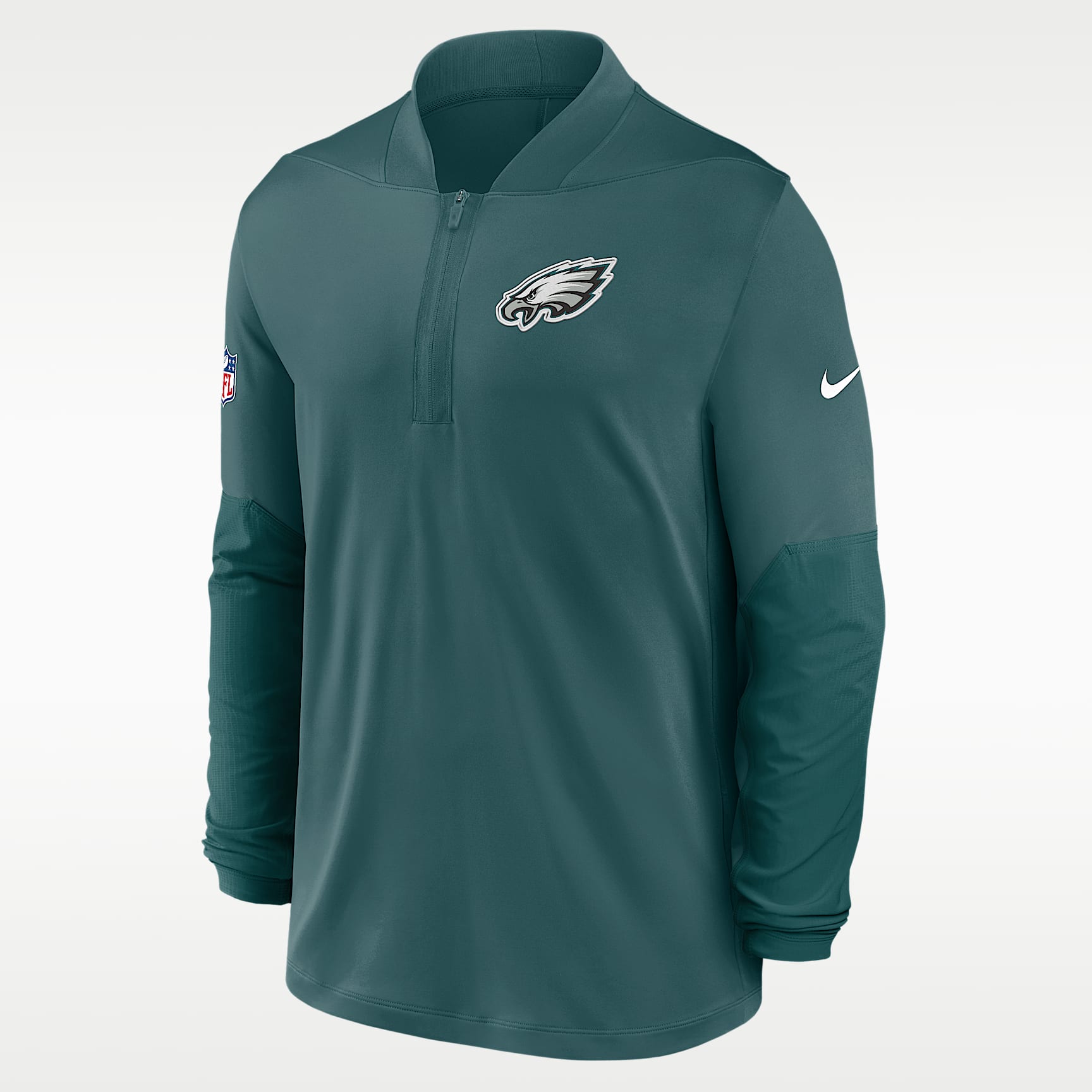 Philadelphia Eagles Feel The Pressure Men's Nike Dri-FIT NFL 1/2-Zip Top