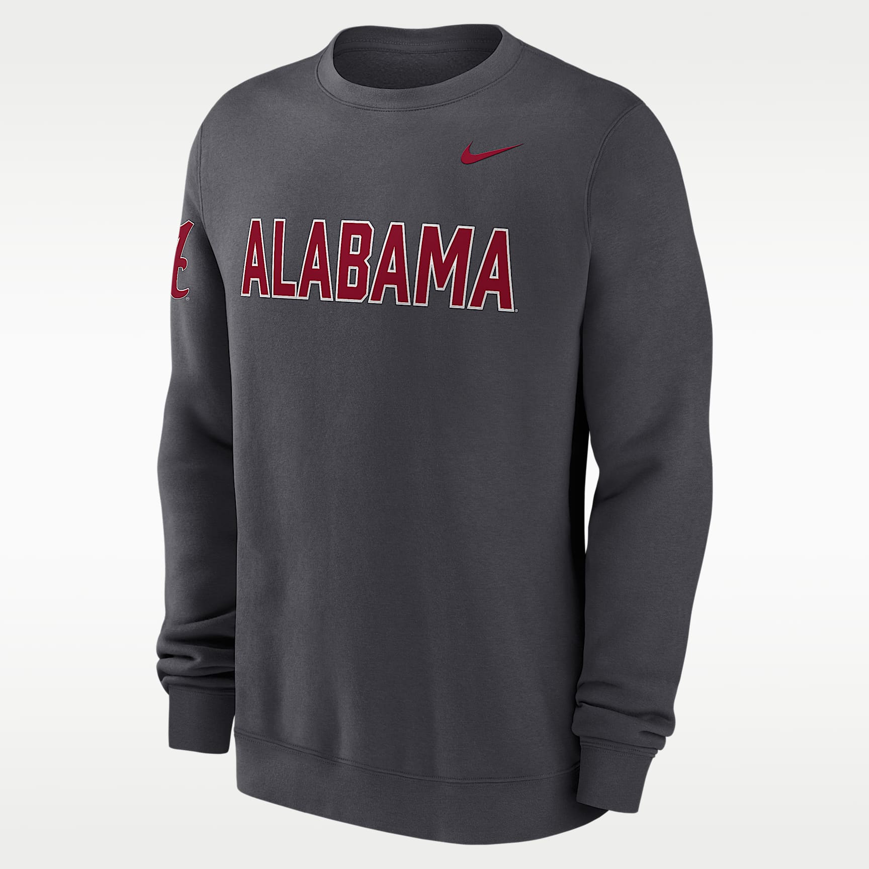 Alabama Sideline Club Men's Nike College Pullover Crew