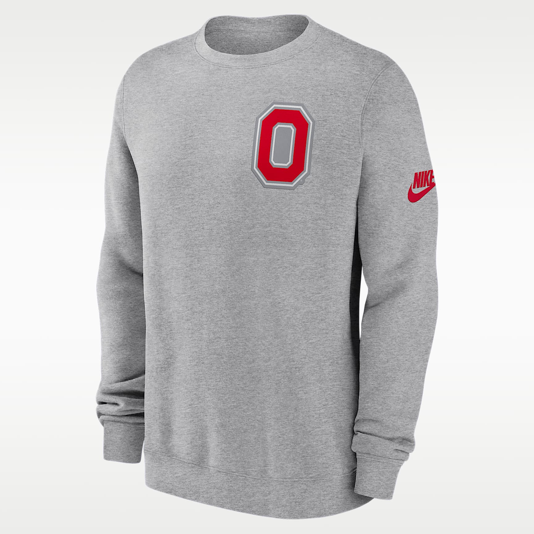 Sudadera de cuello redondo sin cierre universitaria Nike para hombre Ohio State Legacy
