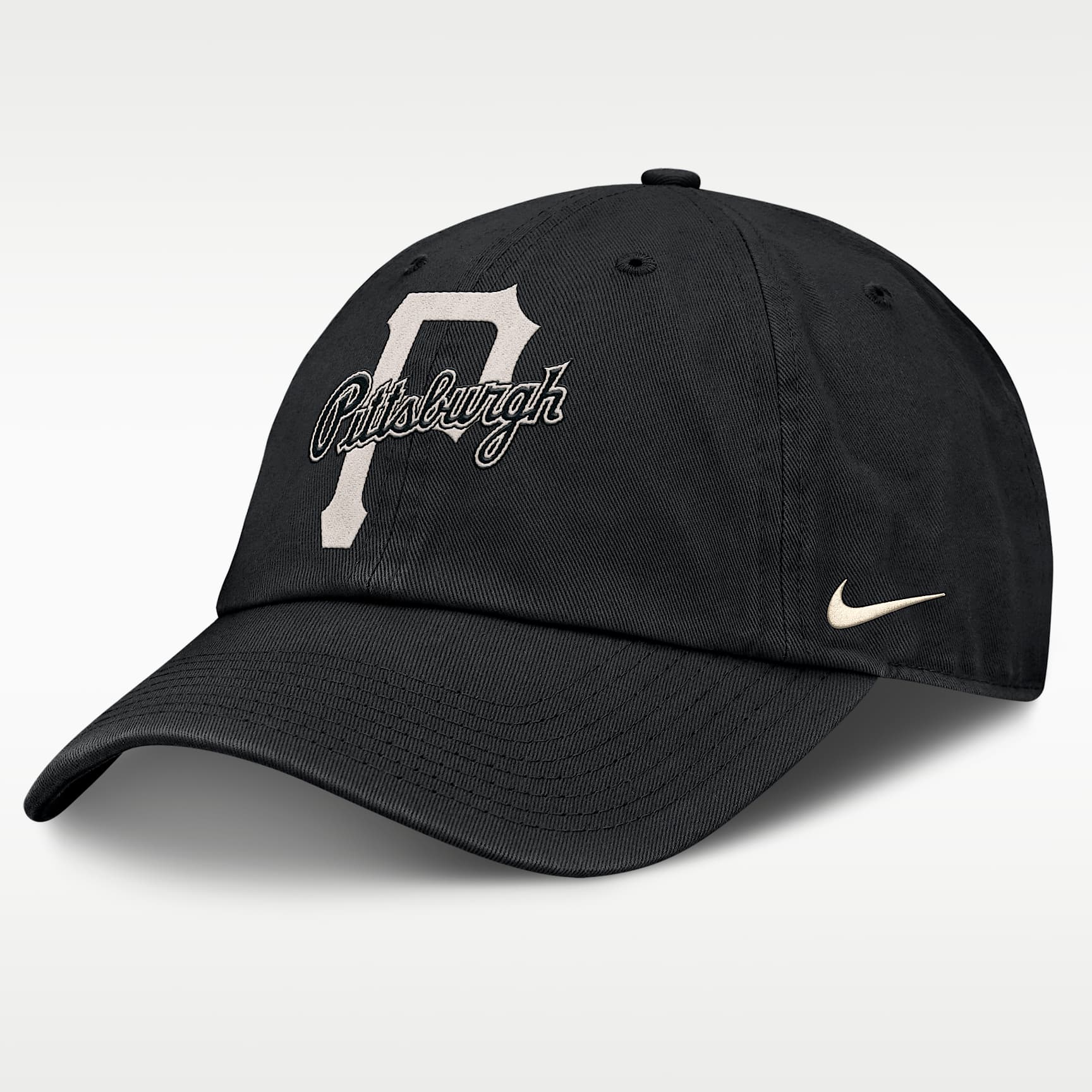 Gorra Nike de la MLB ajustable para hombre Pittsburgh Pirates Statement Club