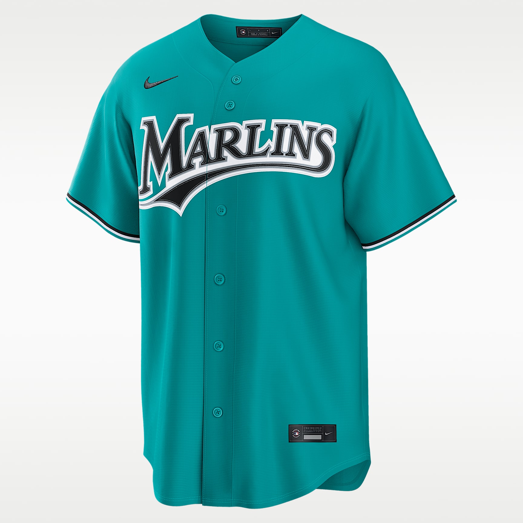 Jersey Nike de la MLB Replica para hombre Sandy Alcantara Miami Marlins
