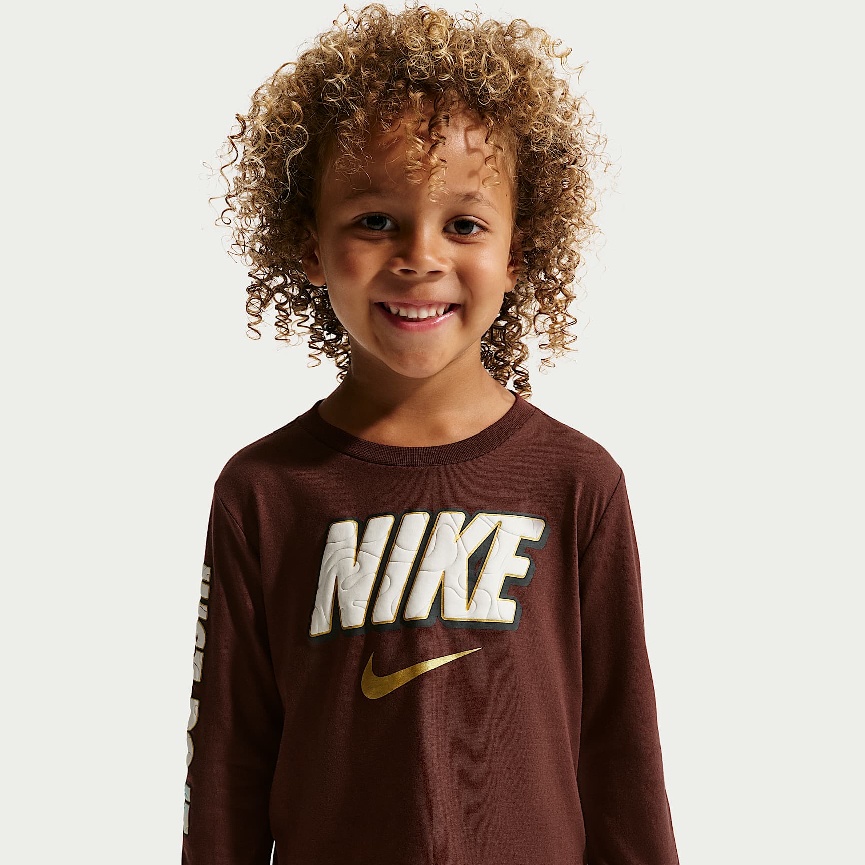 Nike Sportswear Toddler Frosted Futura Long-Sleeve T-Shirt