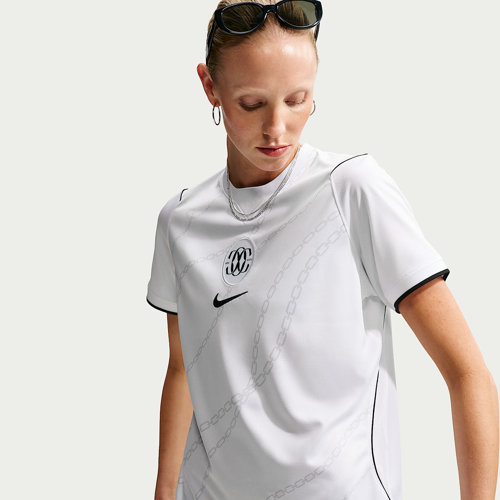 Como Women Nike Dri-FIT Football Shirt Stadium Home