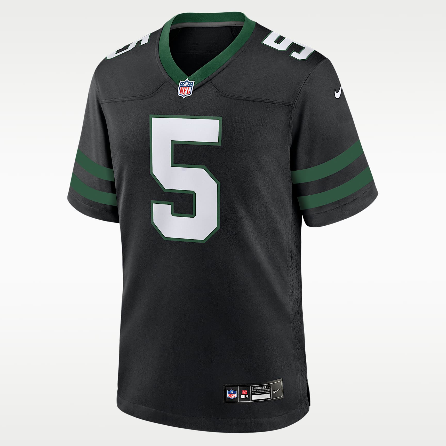 Jersey de fútbol americano Nike de la NFL Game para hombre Garrett Wilson New York Jets