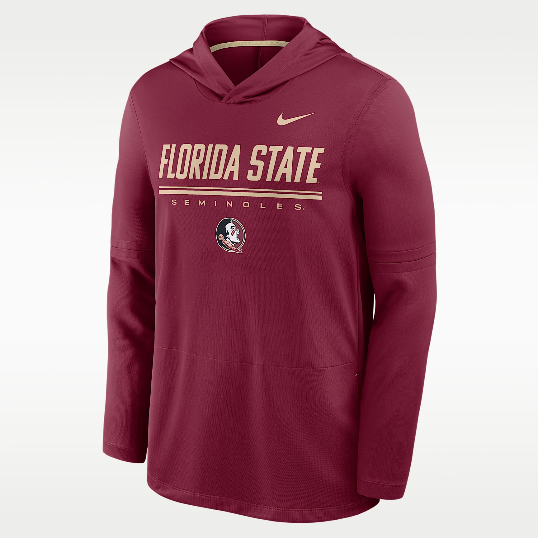 Florida State Sideline Men's Nike Dri-FIT College Long-Sleeve Hooded Top
