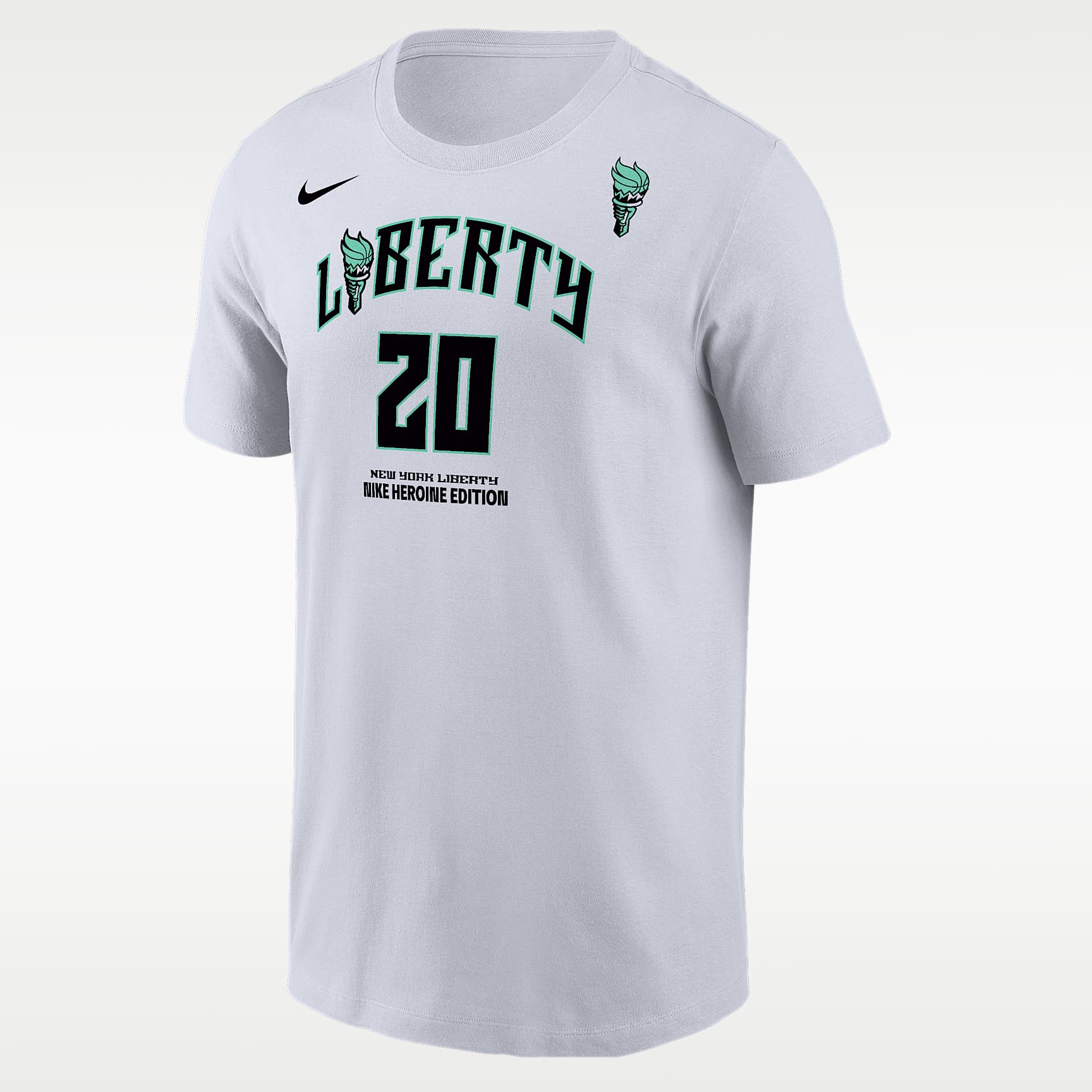Playera de Nike WNBA para hombre Sabrina Ionescu New York Liberty