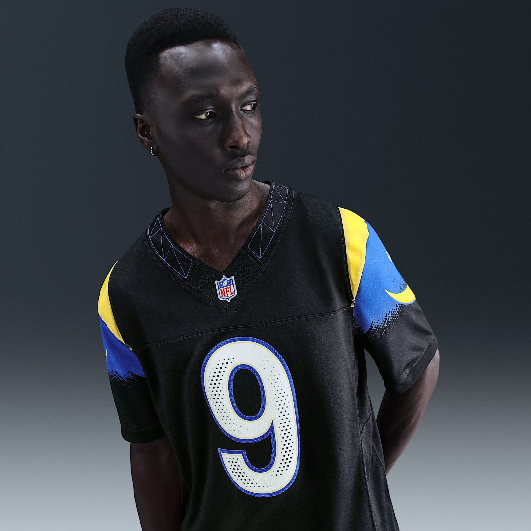 Matthew Stafford Los Angeles Rams Rivalries Collection Men's Nike Dri-FIT NFL Limited Jersey