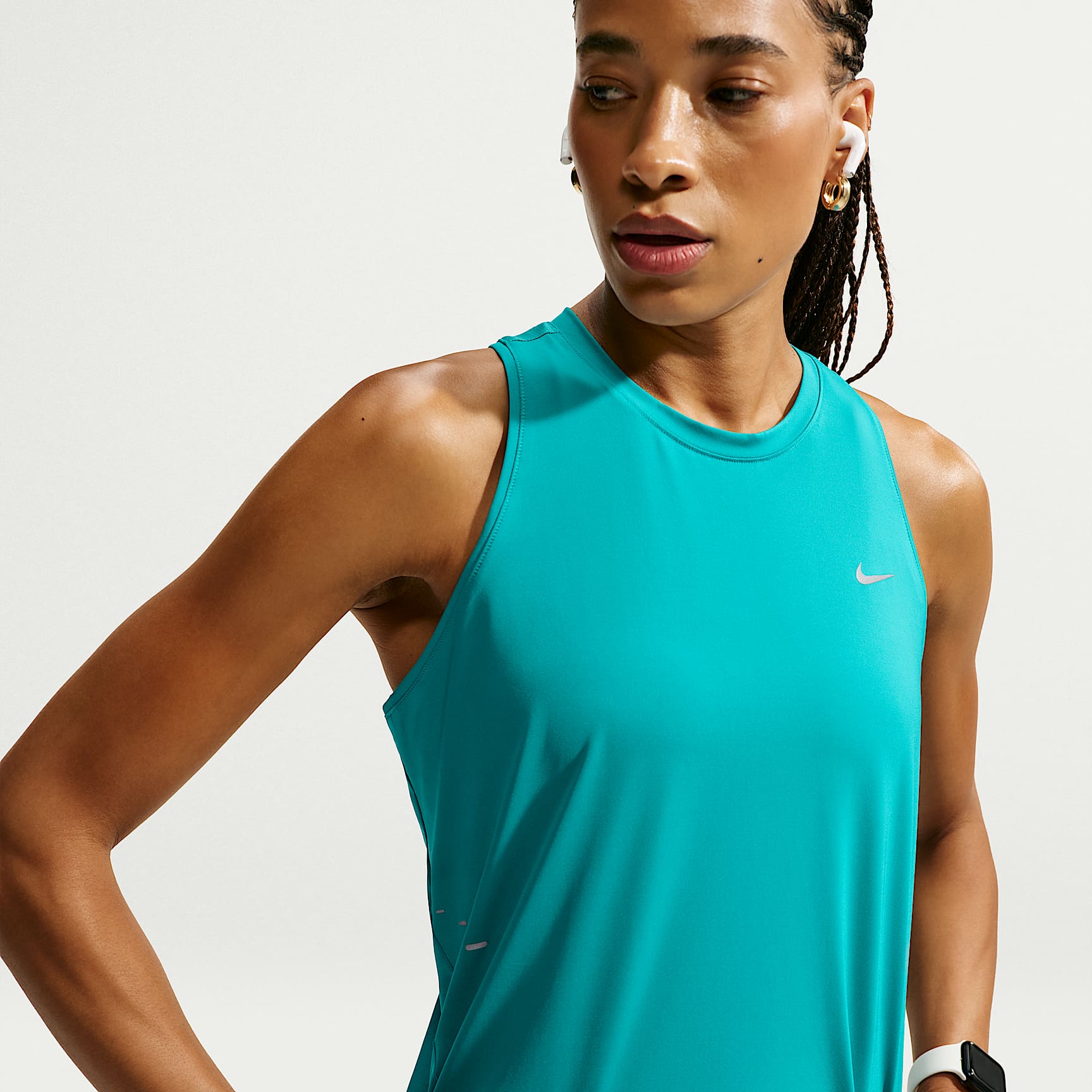 Camiseta de tirantes de correr Dri-FIT para mujer Nike Swift