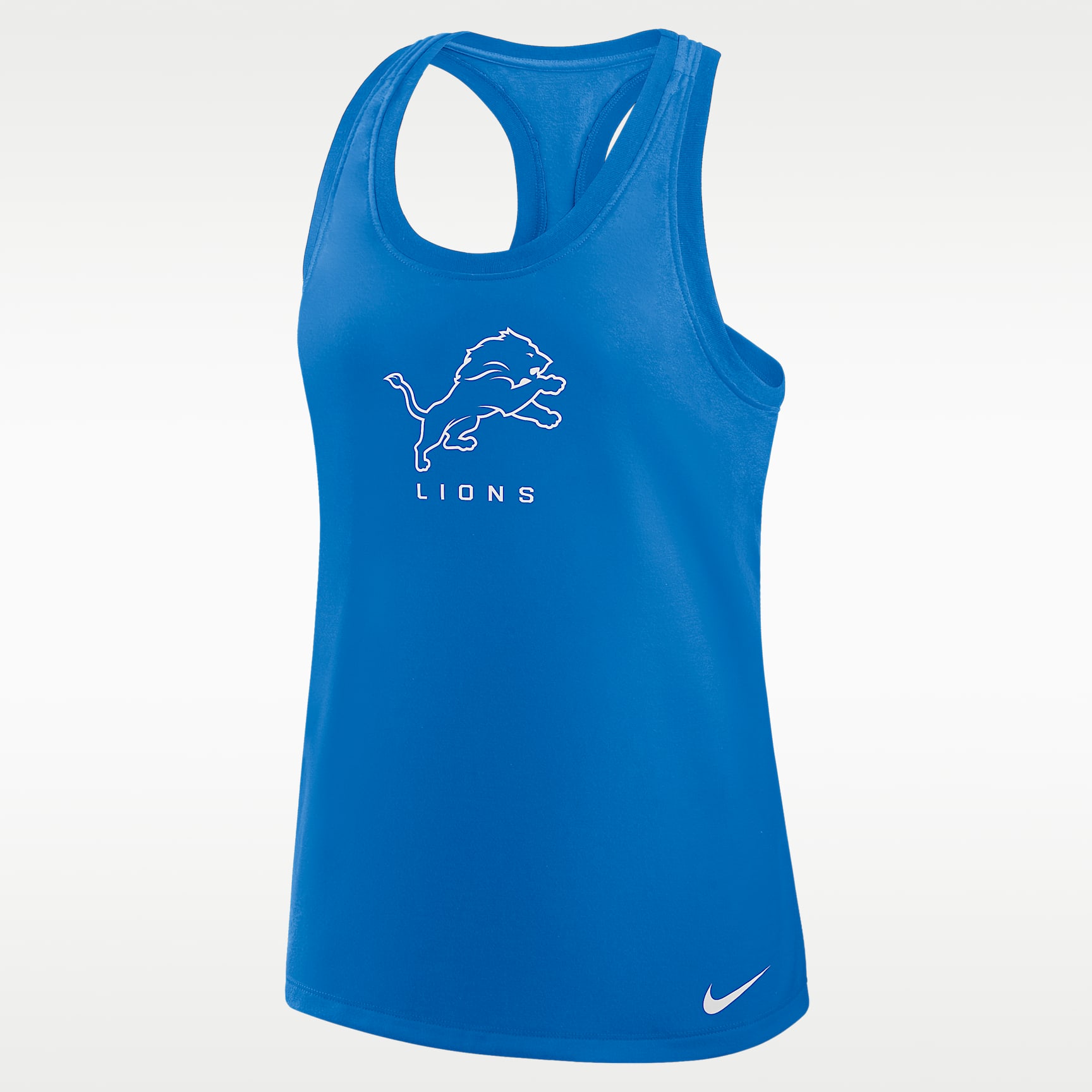 Detroit Lions Hurry Up Women's Nike Dri-FIT NFL Racerback Tank Top