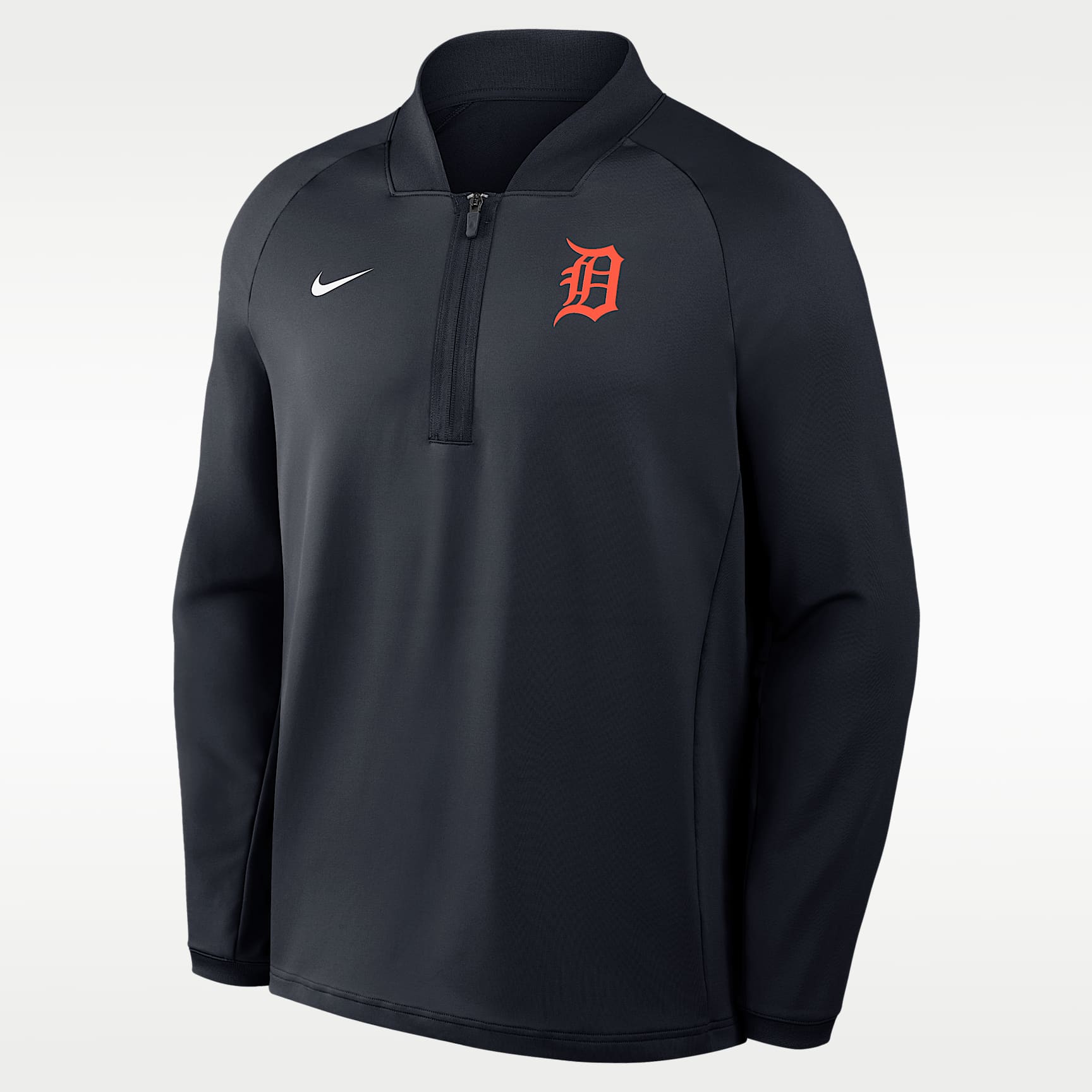 Detroit Tigers Authentic Collection Men's Nike Dri-FIT MLB 1/2-Zip Long-Sleeve Top
