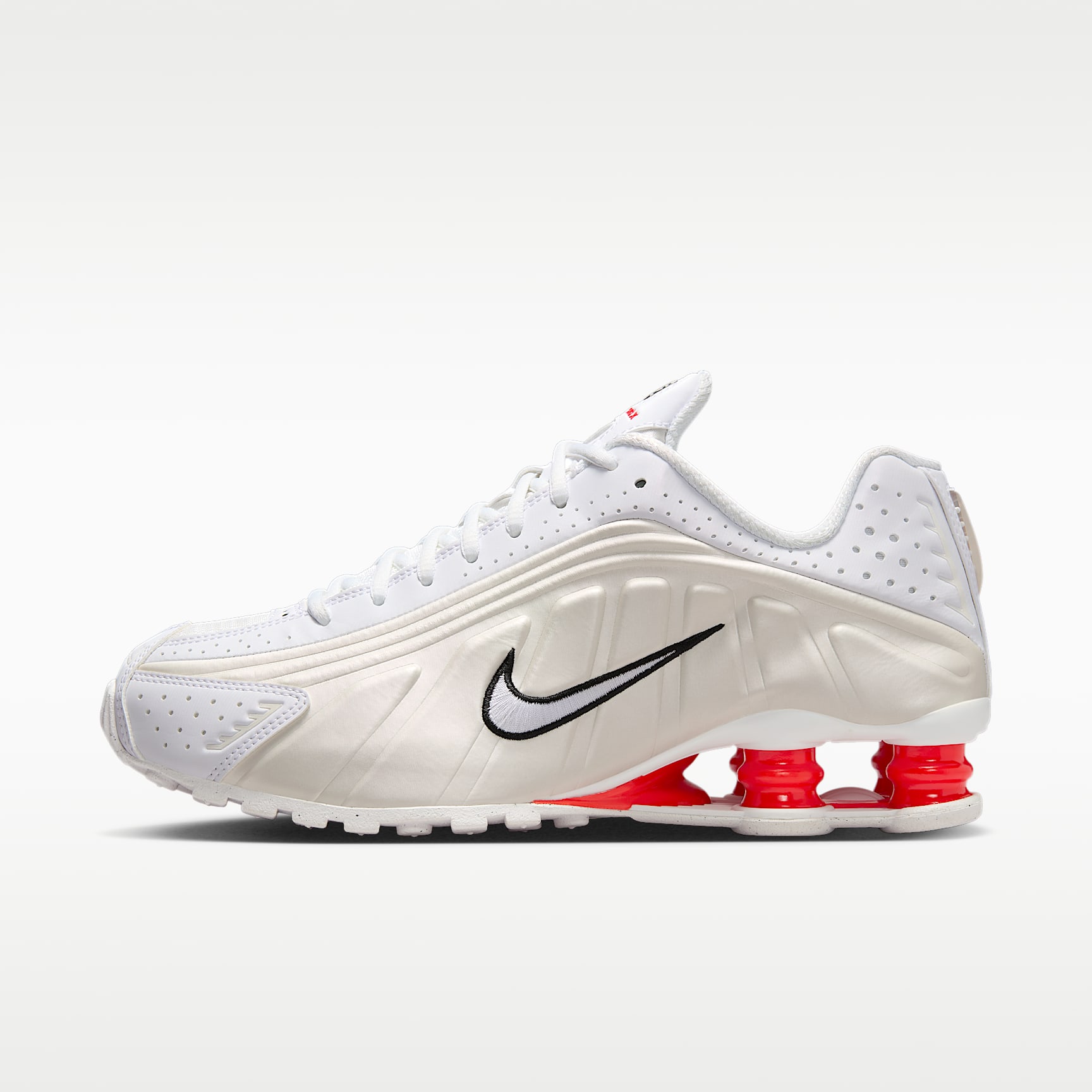 23cm 白 赤 ナイキ ショックス R4 レディース SHOX Nike Shox R4 