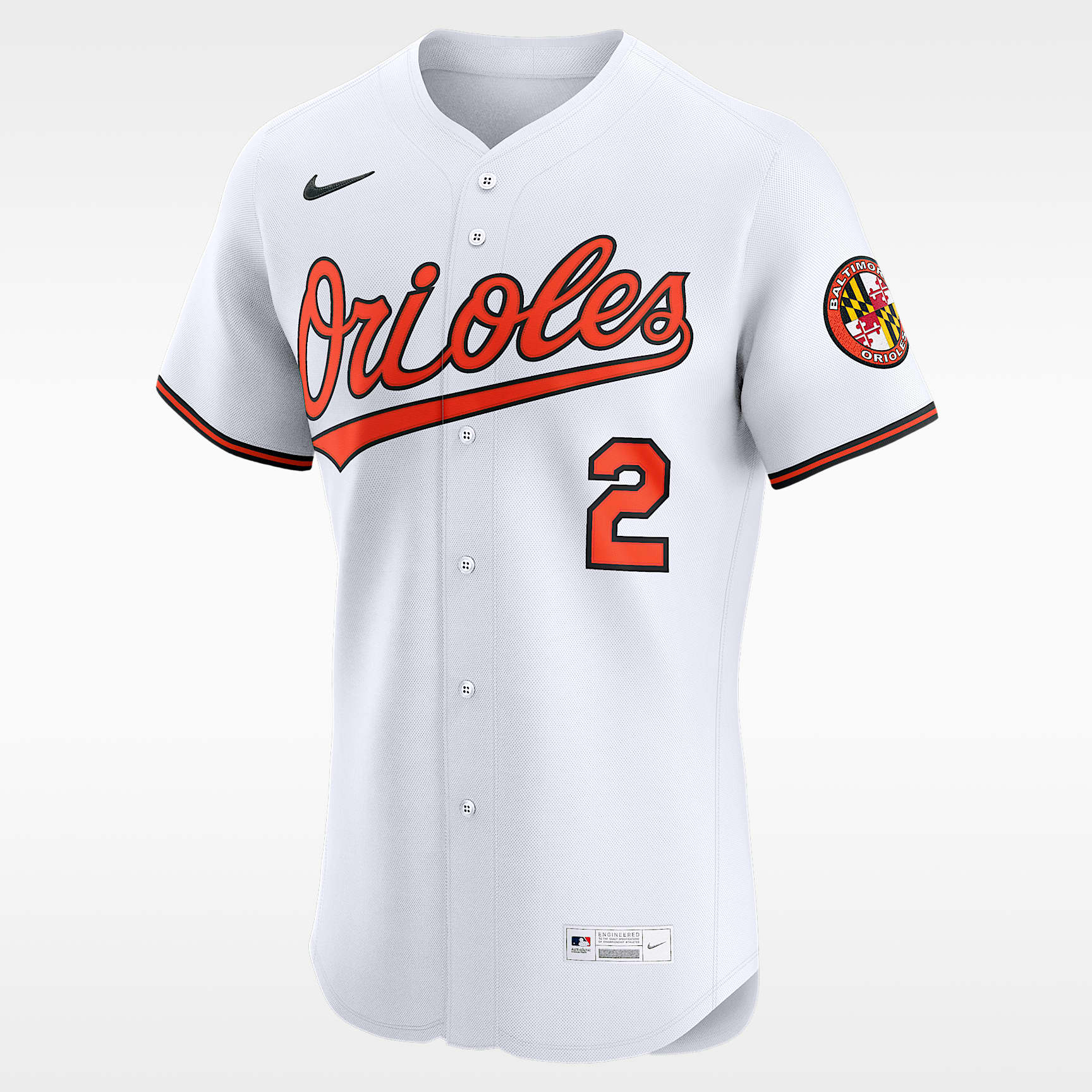 Gunnar Henderson Baltimore Orioles Men's Nike Dri-FIT ADV MLB Elite Jersey