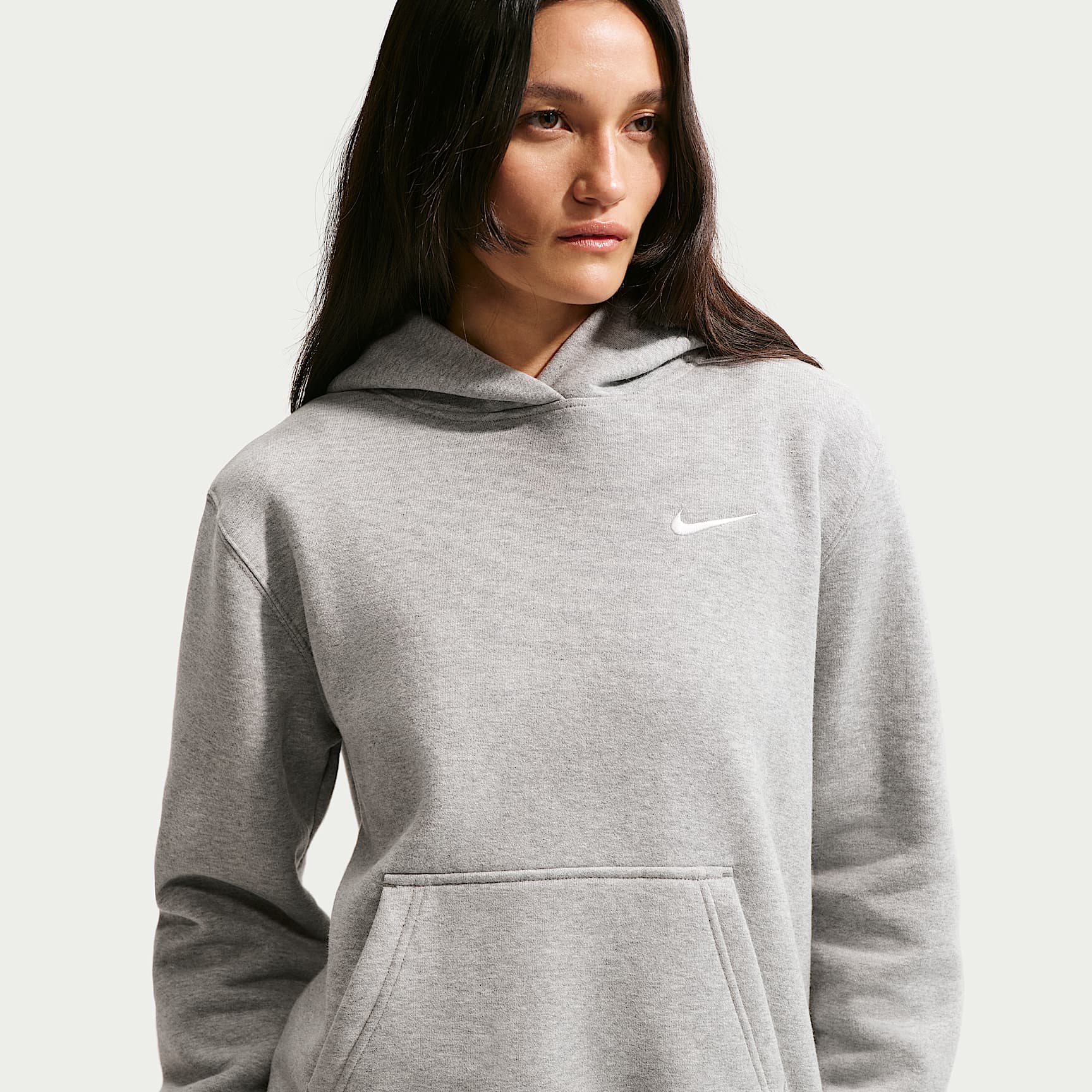 Sudadera con gorro sin cierre para mujer Nike Studio Fleece Medium Weight
