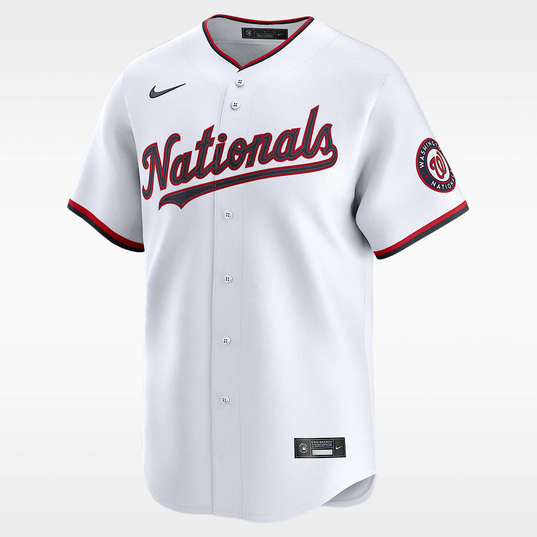 Jersey Nike Dri-FIT de la MLB Limited para hombre de James Wood Washington Nationals