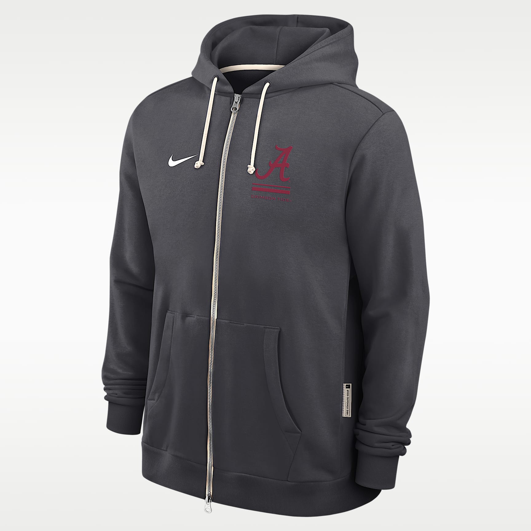 Alabama Sideline Standard Issue Men's Nike Dri-FIT College Full-Zip Hoodie