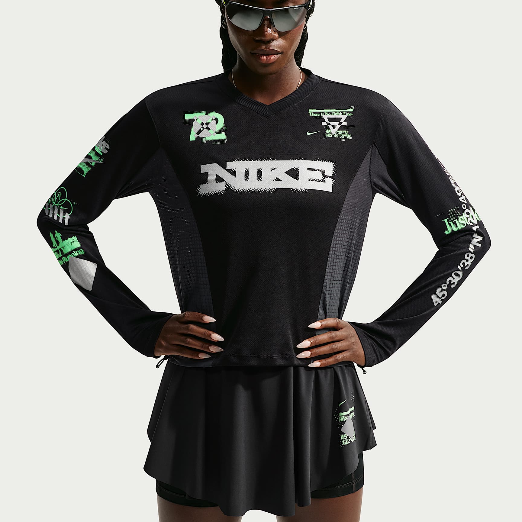 Haut de running à manches longues Nike Swift pour femme
