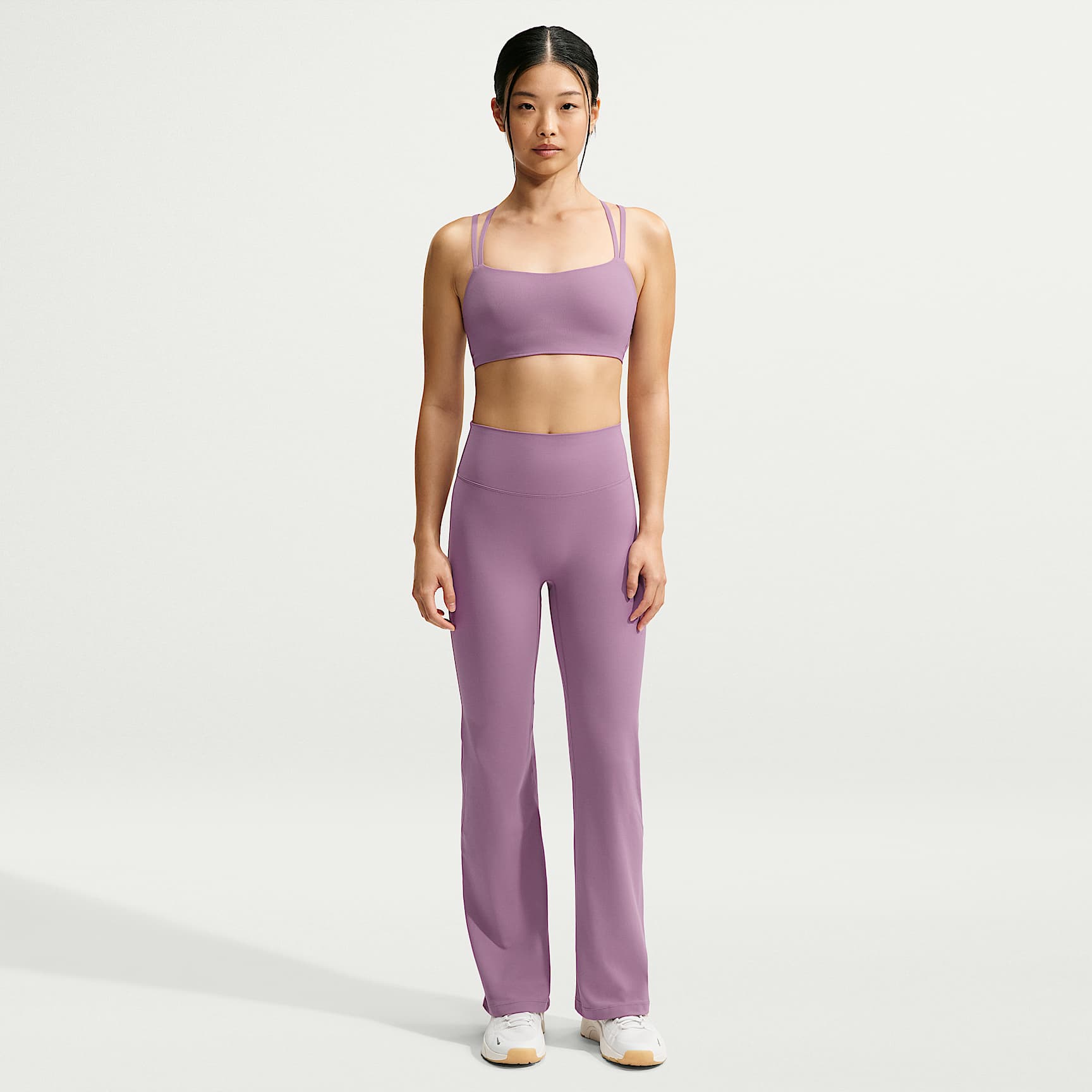 Nike Zenvy Women's High-Waisted Flared Leggings with No Front Seam