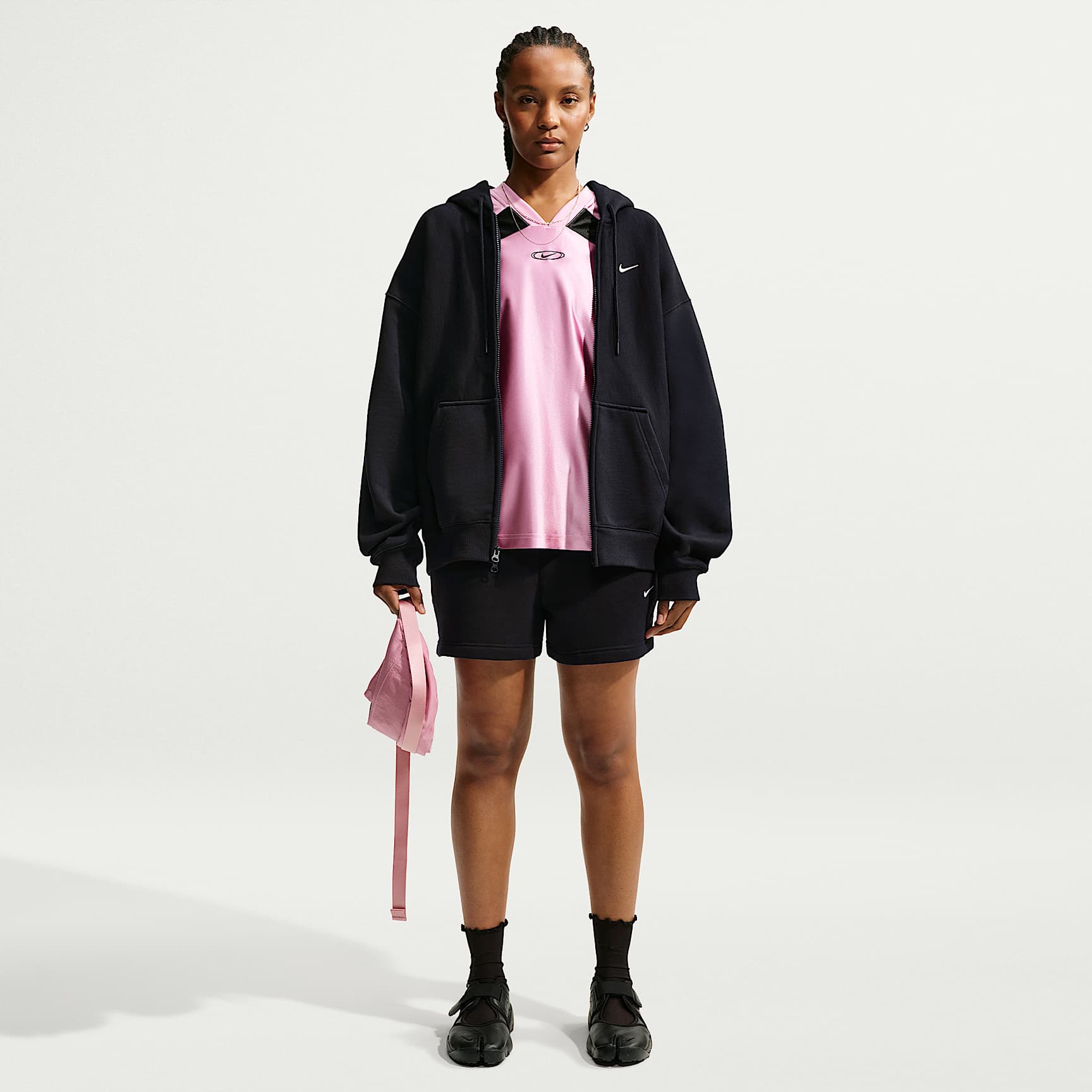 Nike Studio Fleece Medium Weight Women's Mid-Rise Shorts