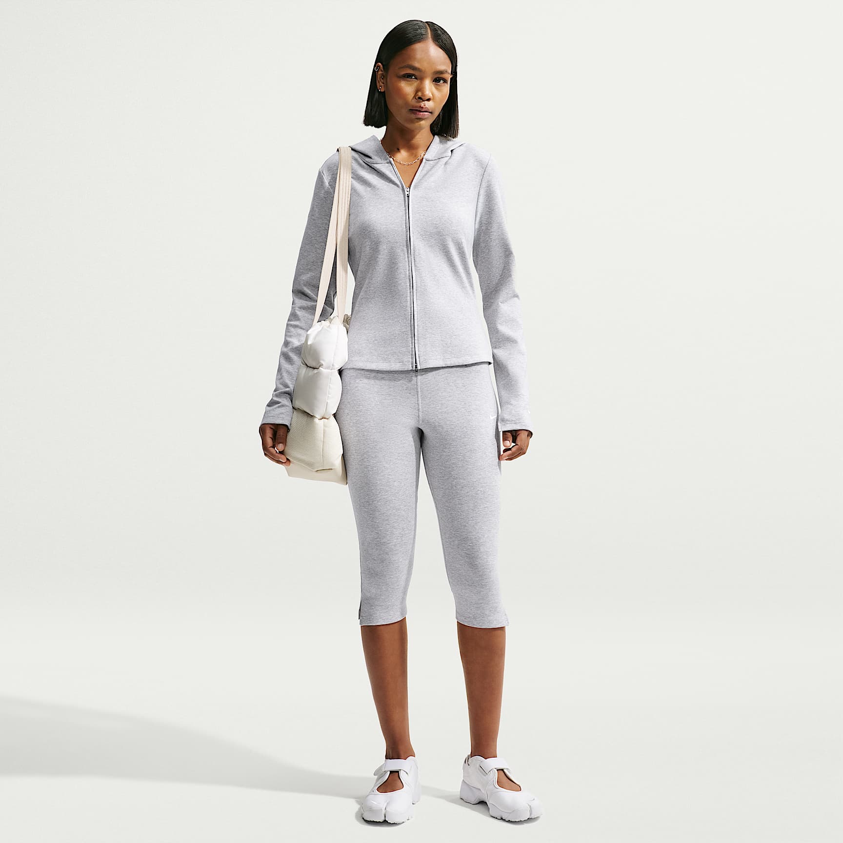 Leggings de tiro alto ajustados capri para mujer Nike Sportswear Chill Jersey