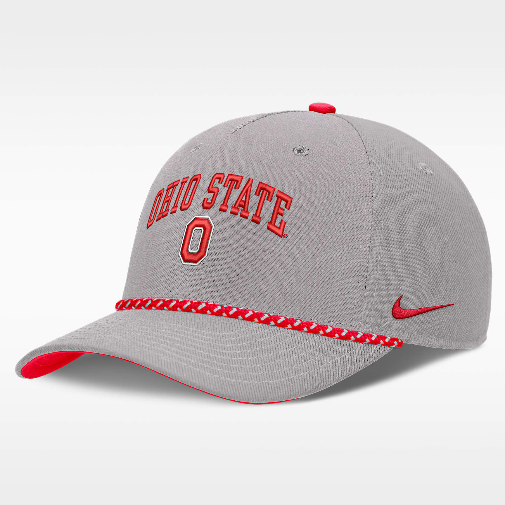 Ohio State Primetime Rise Rope Men's Nike College Adjustable Hat