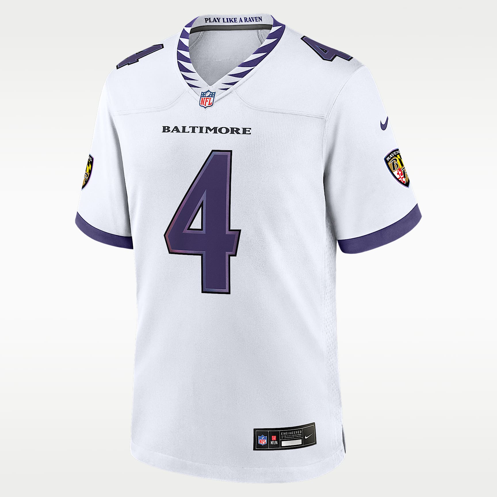 Zay Flowers Baltimore Ravens Men's Nike NFL Game Jersey