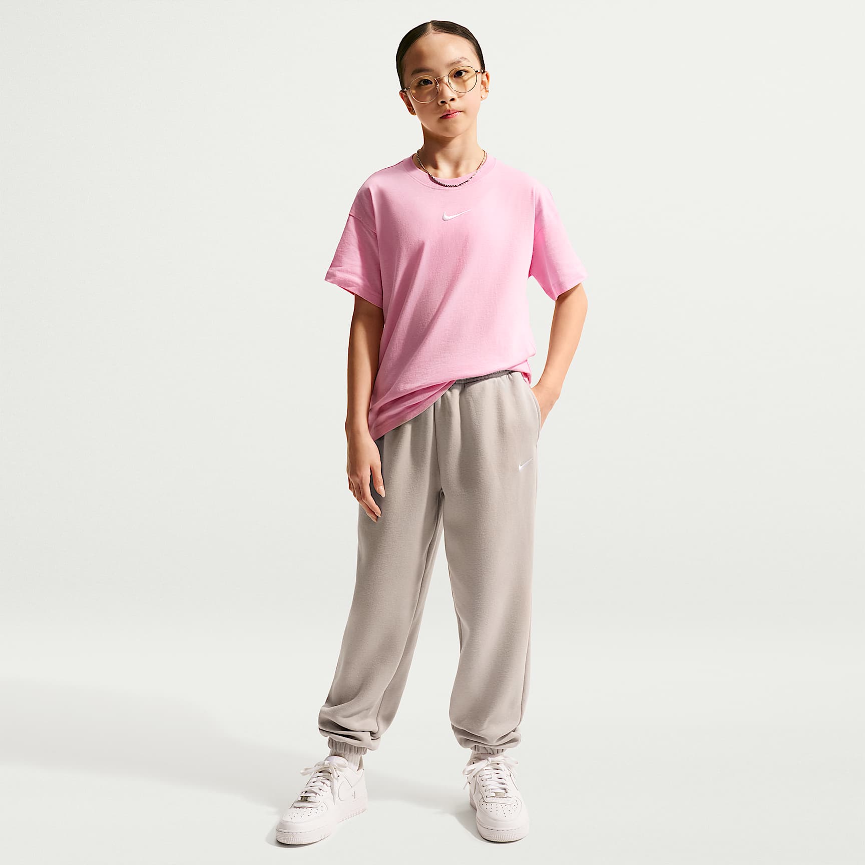 Nike Sportswear Studio Fleece Girls' Loose Pants