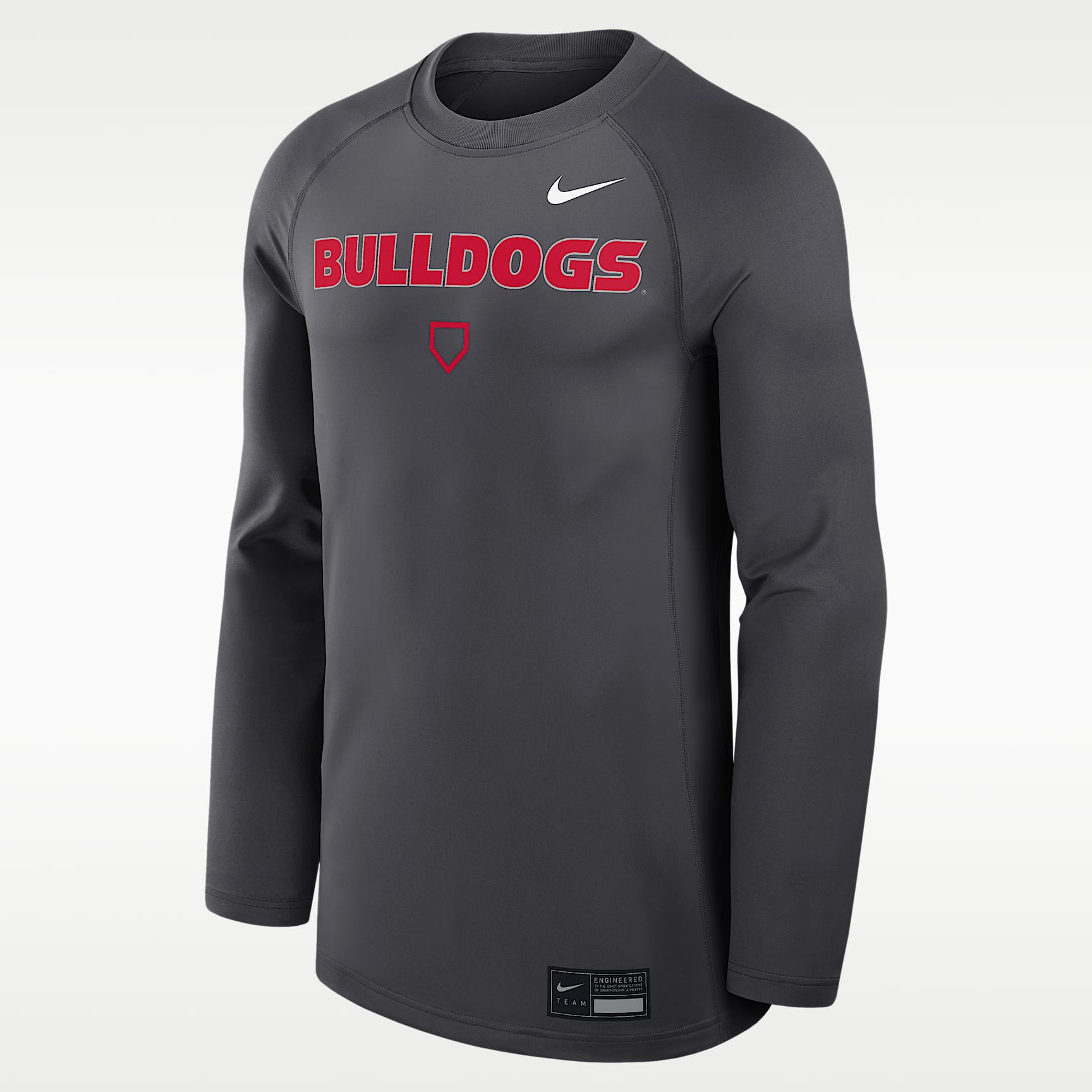 Georgia Dugout Game Time Men's Nike Dri-FIT College Long-Sleeve T-Shirt