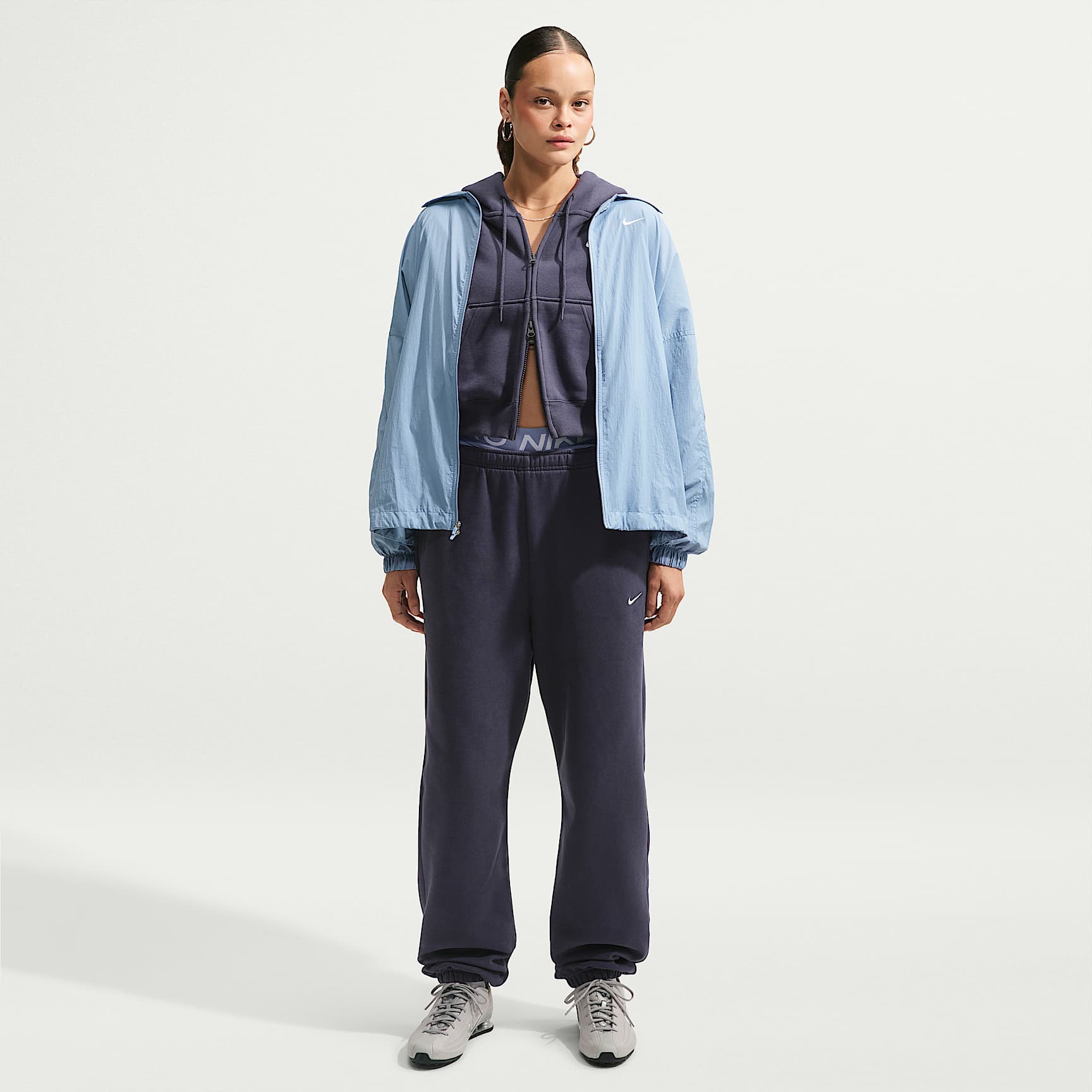 Nike Studio Fleece Medium Weight Women's High-Rise Oversized Cuffed Trousers