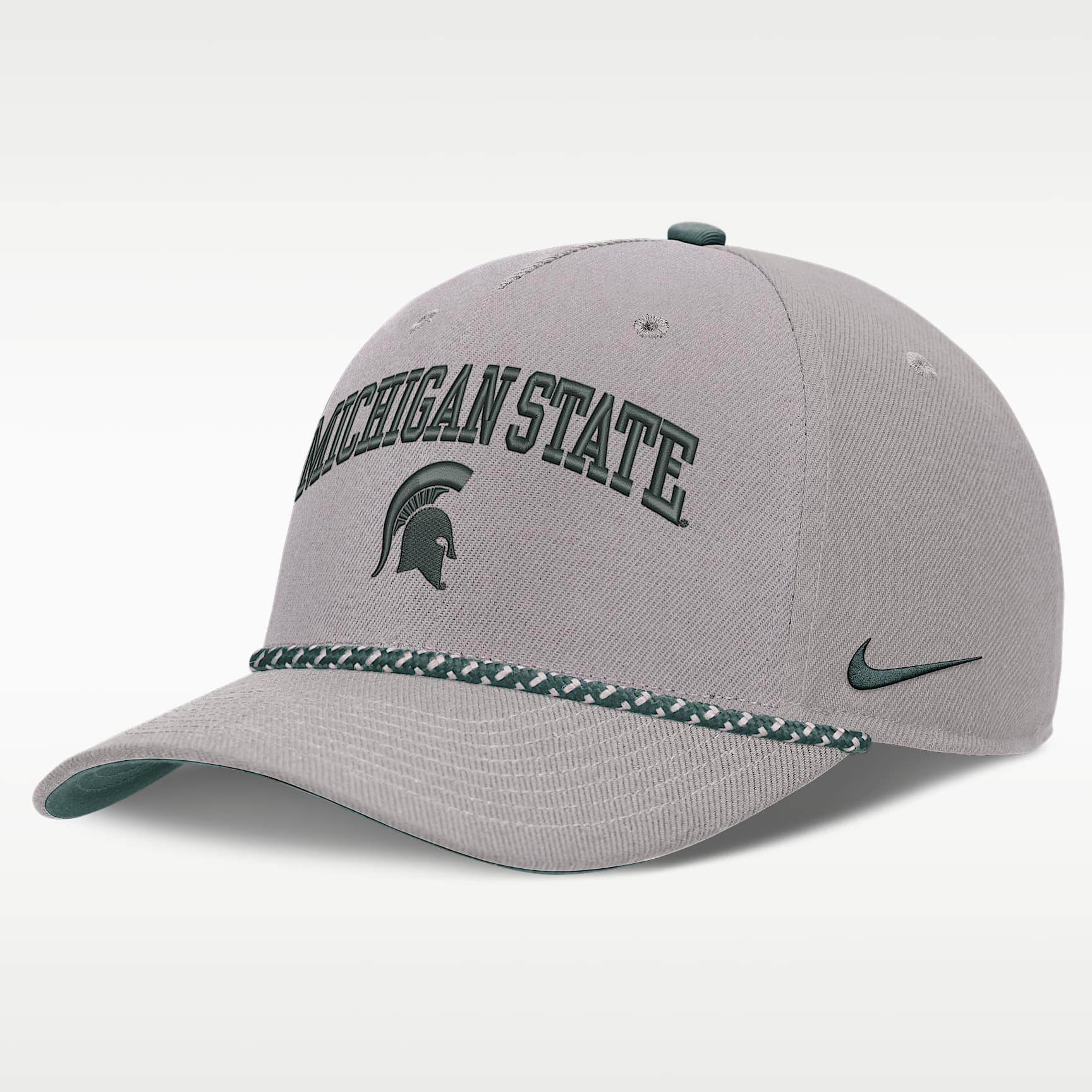 Michigan State Primetime Rise Rope Men's Nike College Adjustable Hat
