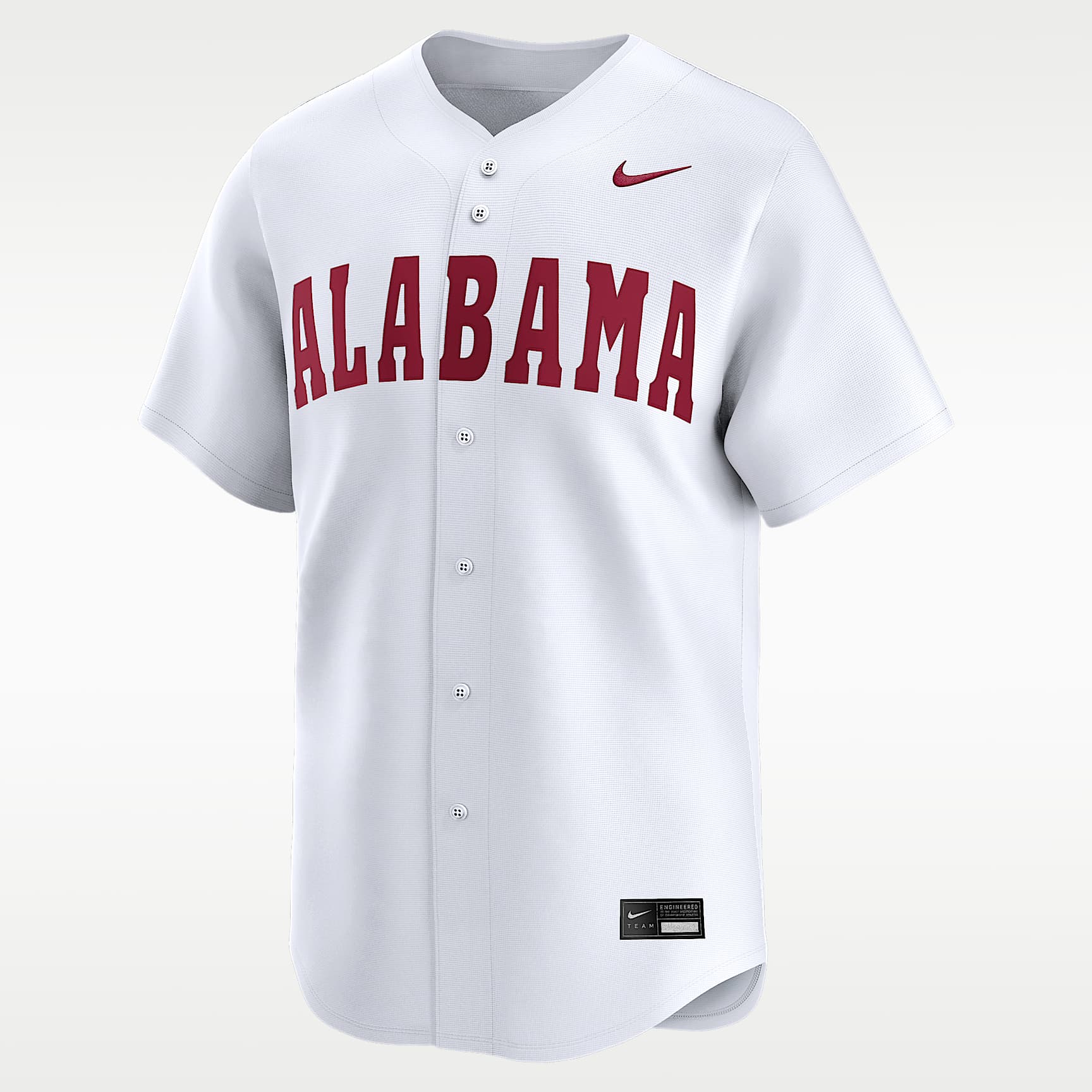 Alabama Wordmark Men's Nike College Limited Baseball Jersey