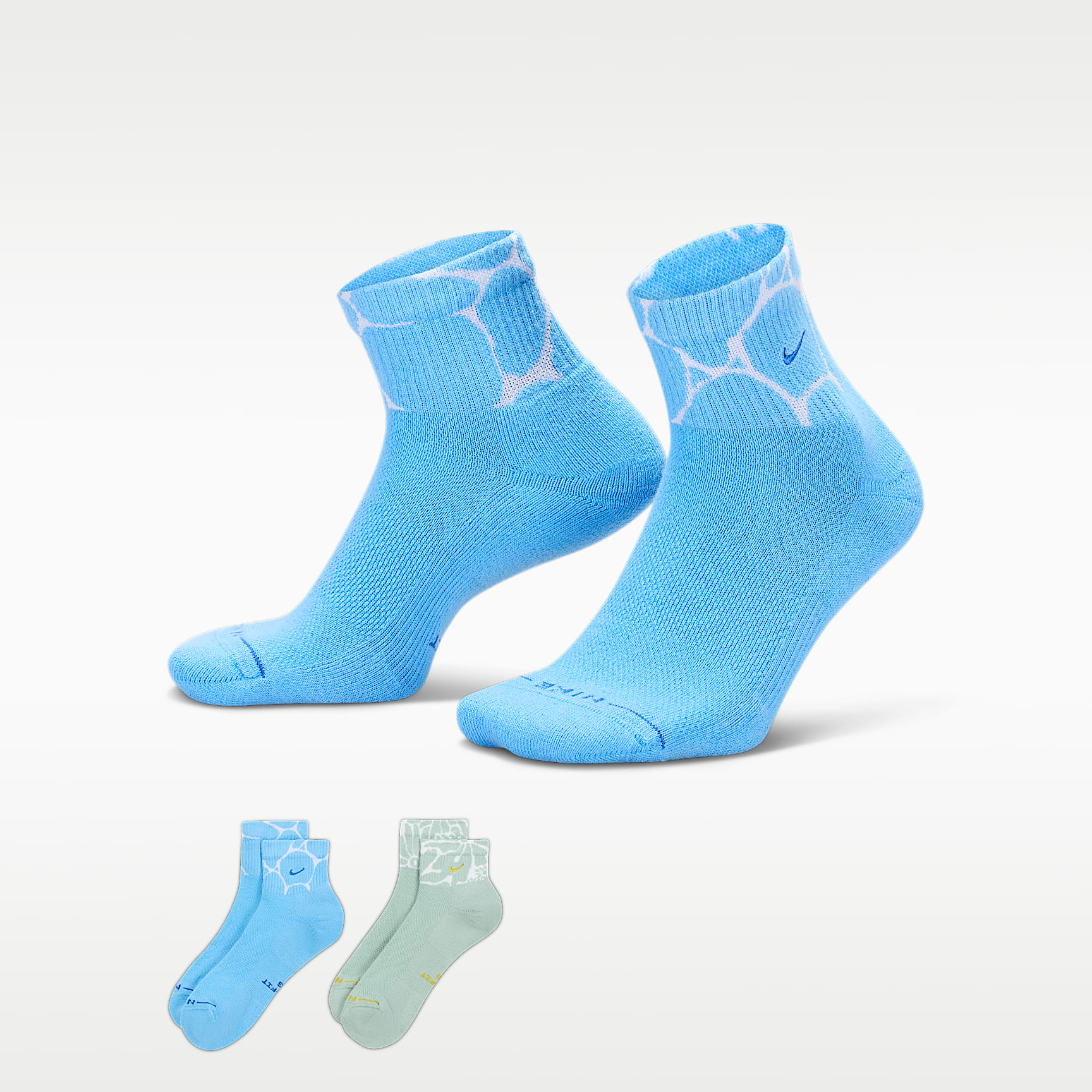 Nike Everyday Elevated Ankle Socks (2 Pairs)